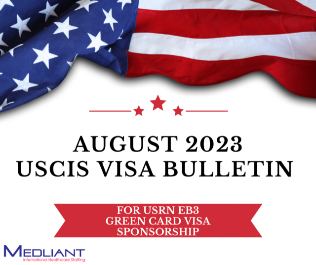 August 2023 USCIS Visa Bulletin Update