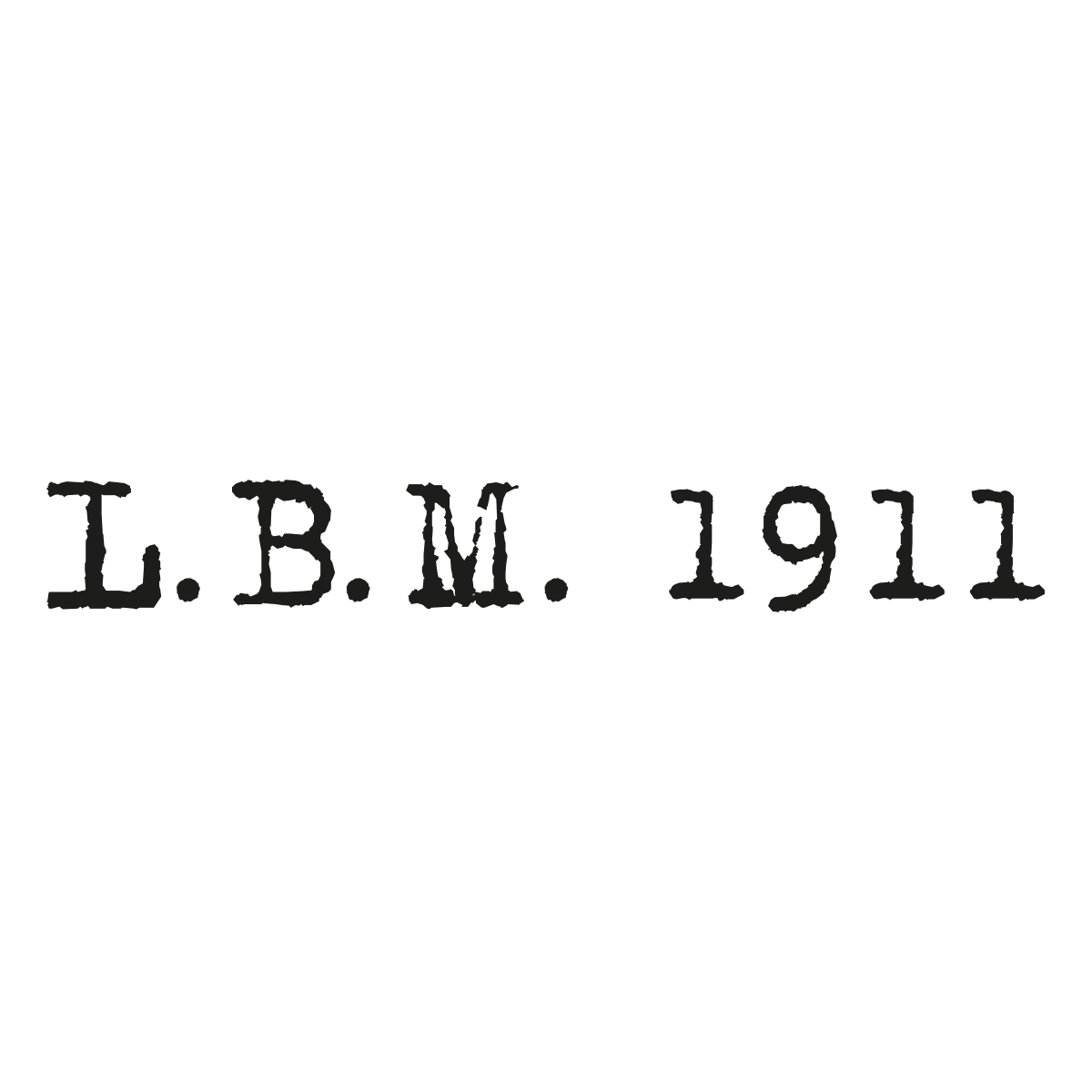 L.B.M. 1911