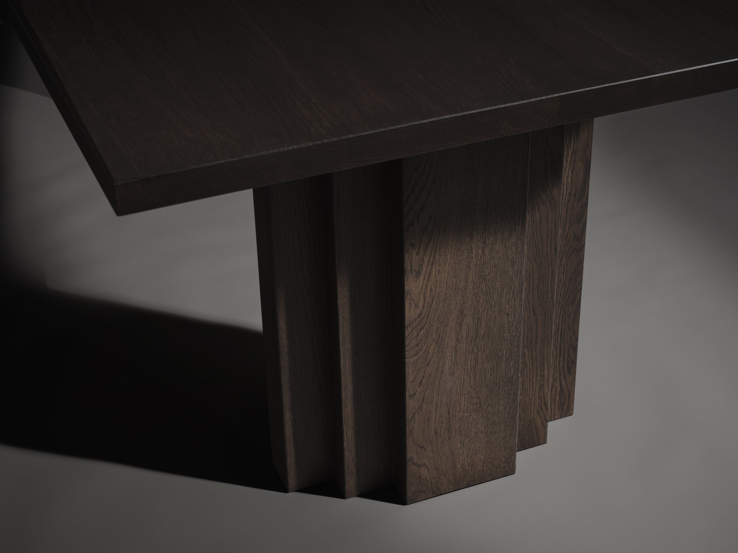 Brut Slim Table - Dark Brown - Leg Detail.jpg