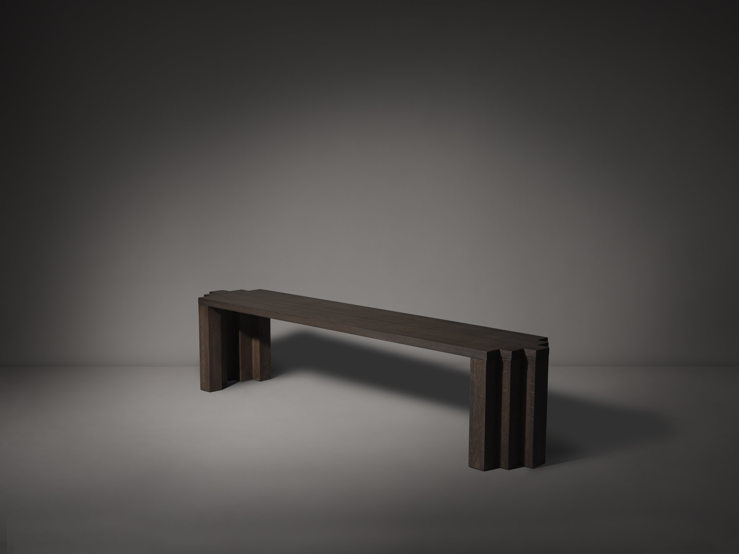 Cadence Bench - Dark Brown - Perspective View.jpg