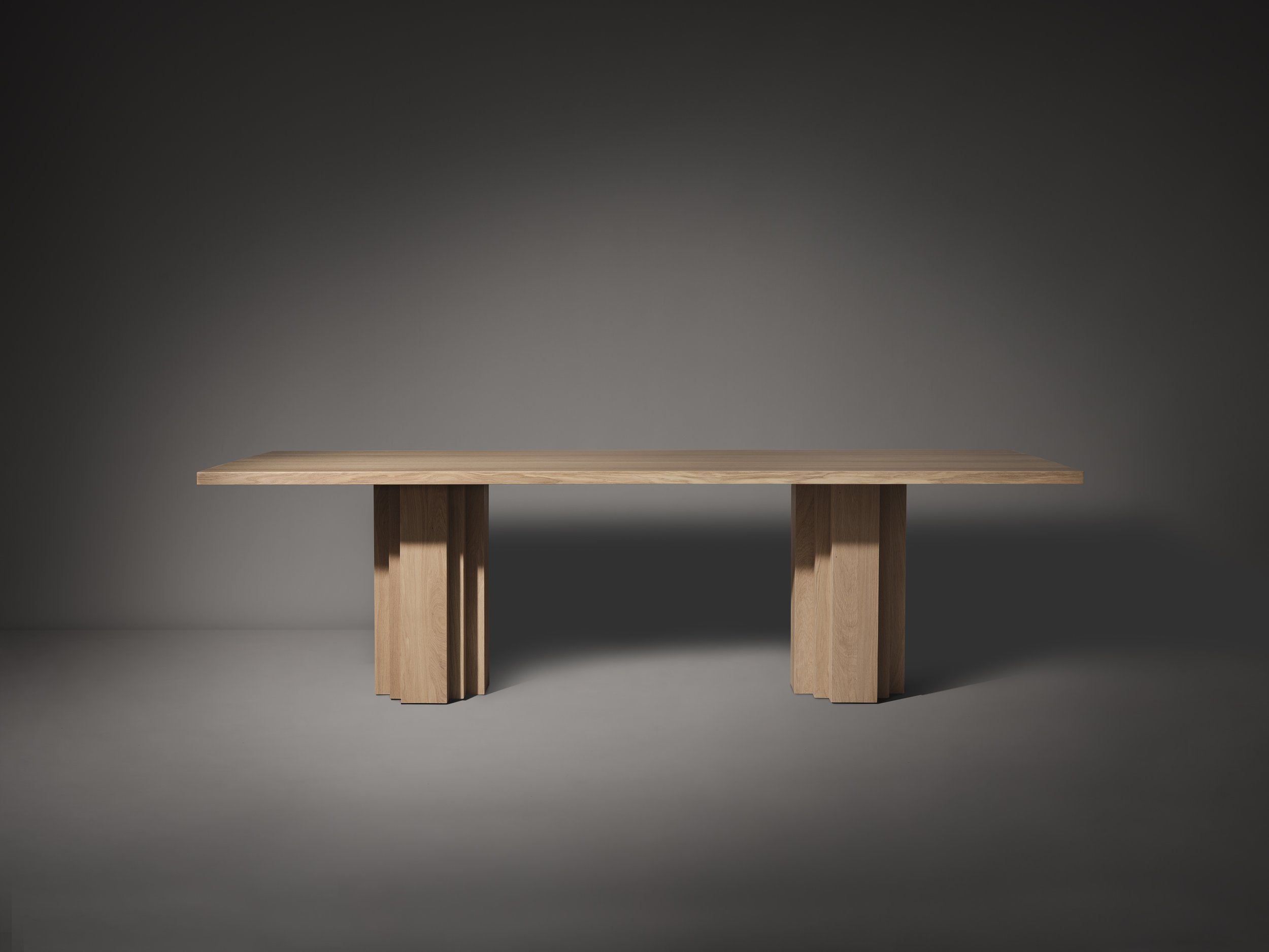 Brut Table - Light Oak - Front View.jpg