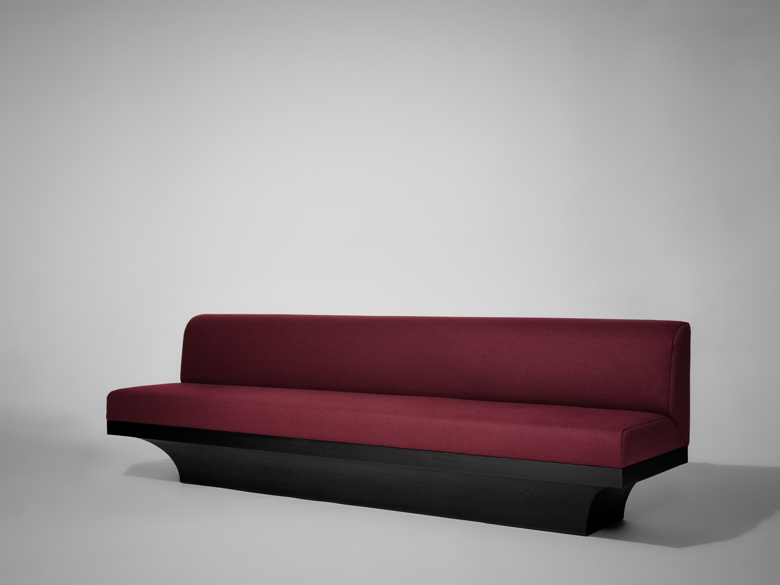 Mokko - Acer Sofa - Black Oak - Burgundy Wool - lg - side perspective - design by Aad Bos.jpg