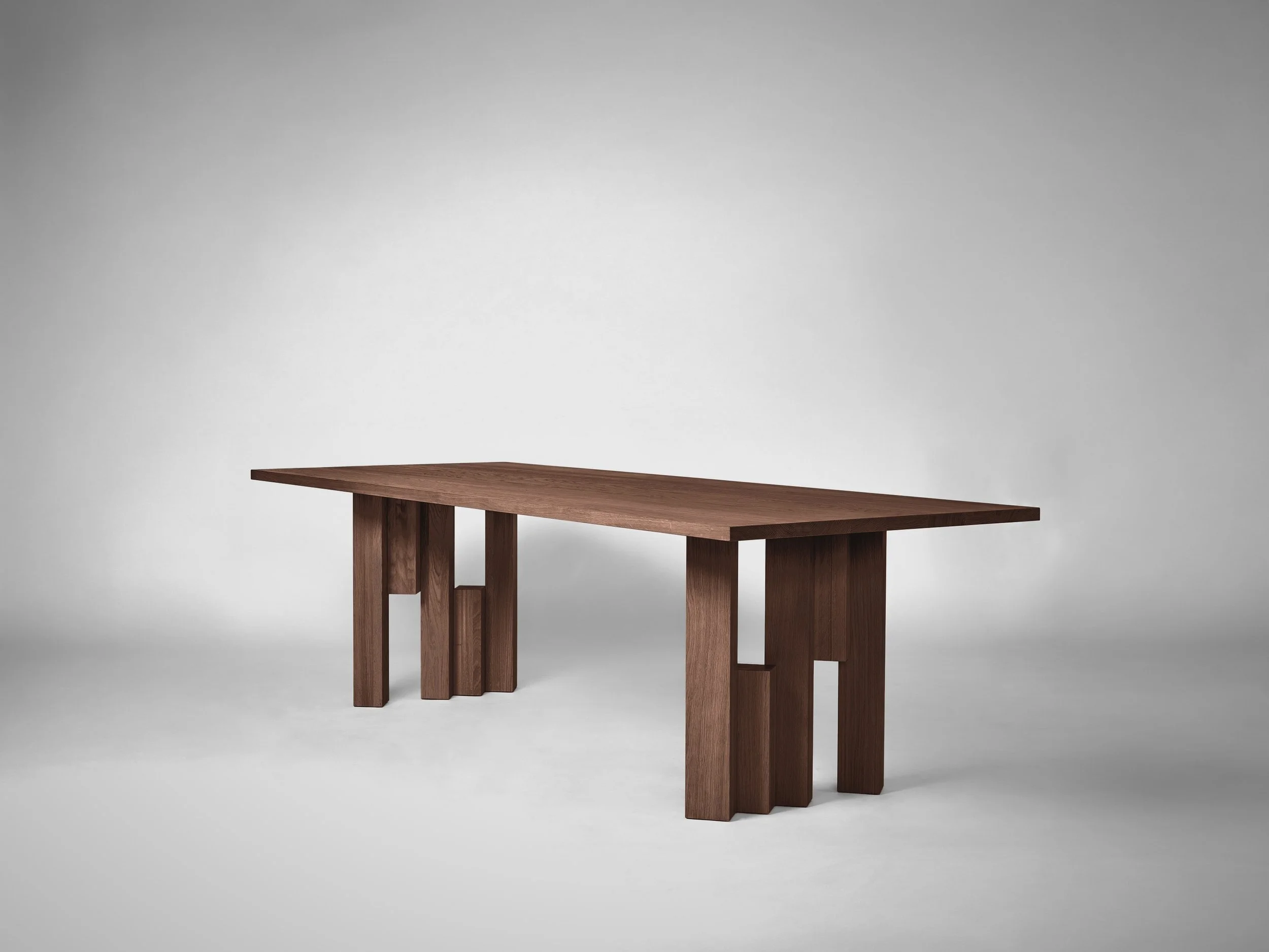 MAIN - Mokko - Fenestra Table - Warm Brown Oak - light grey - perspective view - photo by Thomas van Schaik.jpg