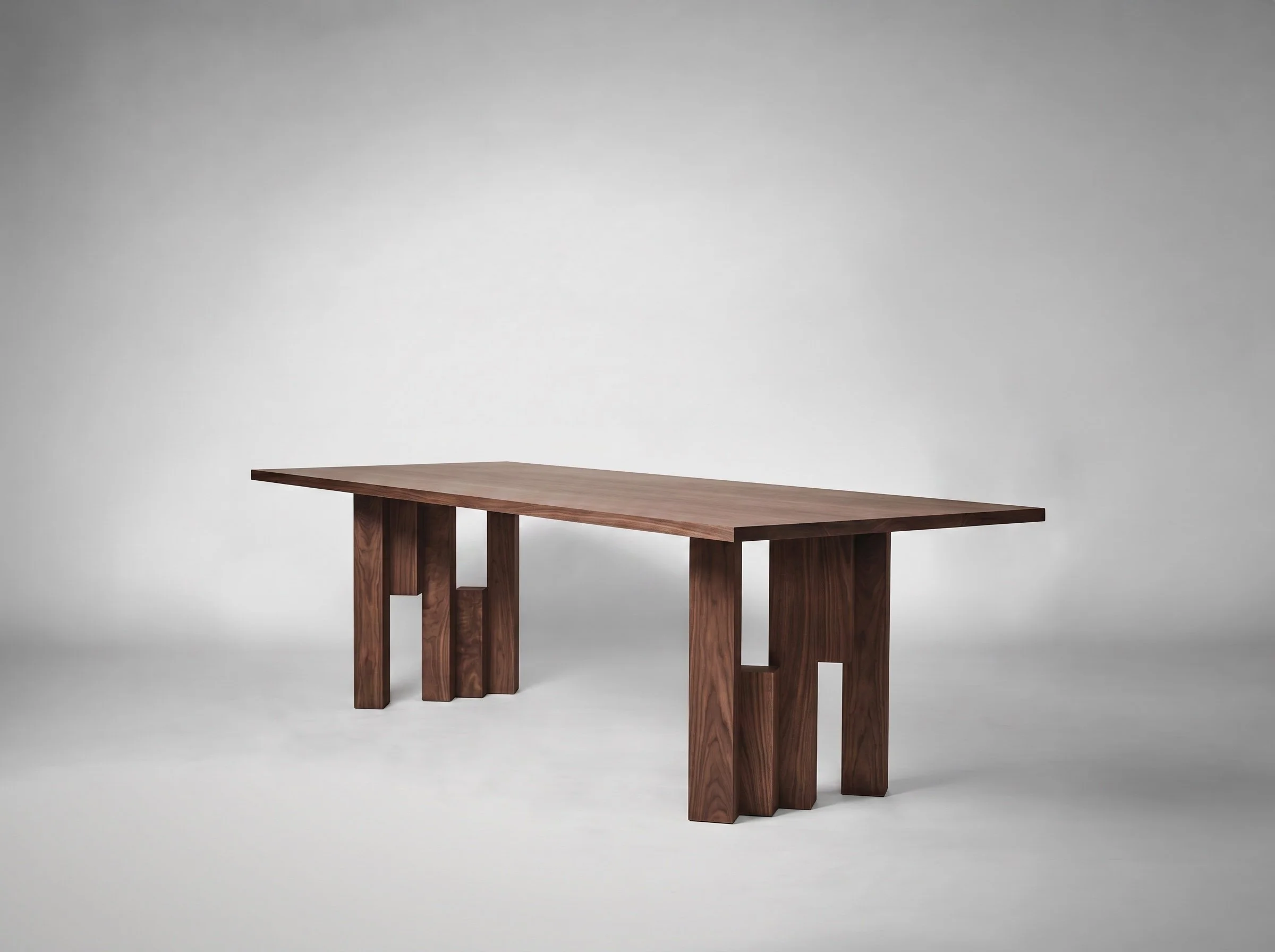 MAIN - Mokko - Fenestra Table - American Walnut - light grey - perspective view - photo by Thomas van Schaik.jpg