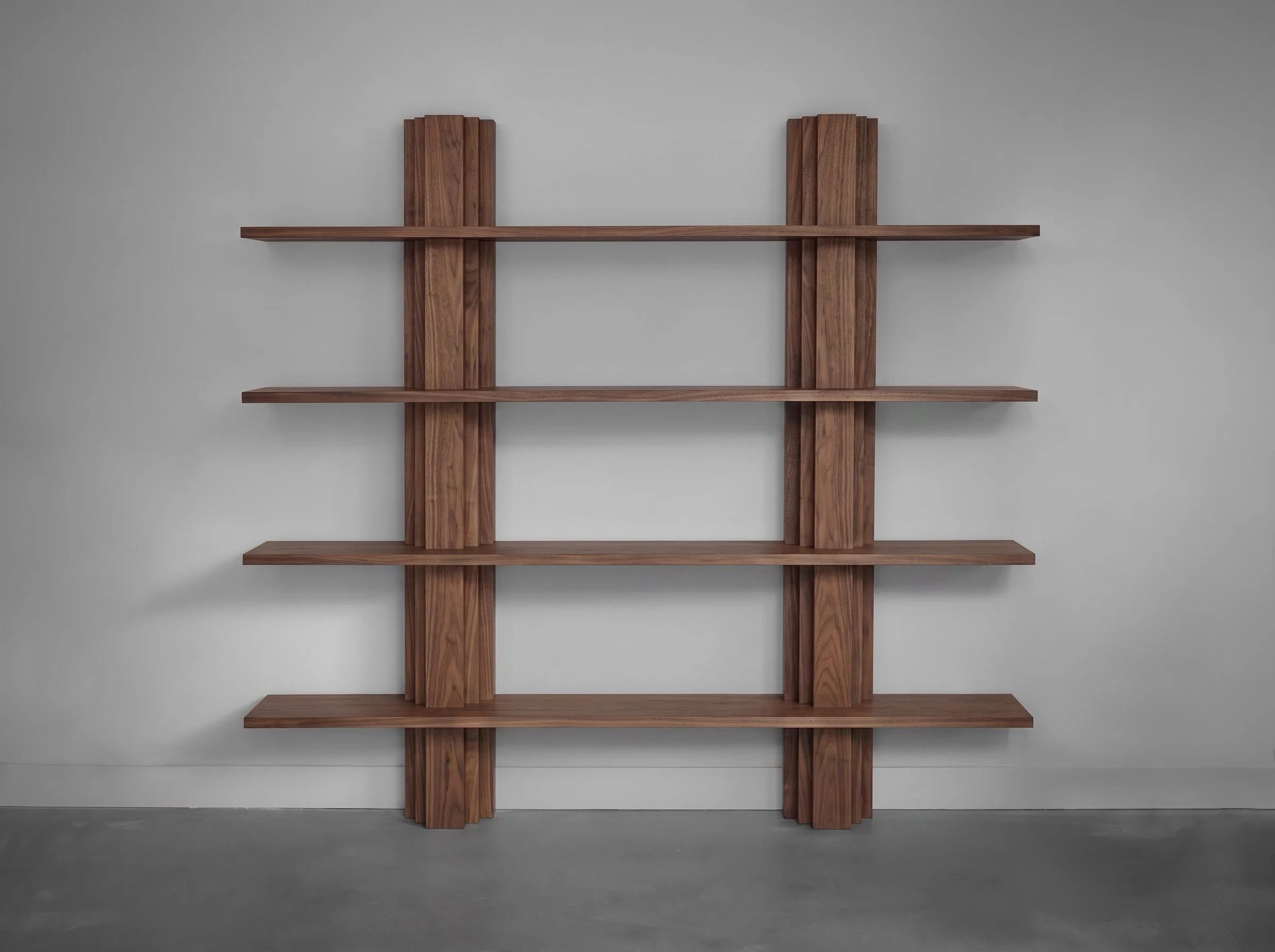 Mokko - Brut Bibliotheque - American Walnut - Front View.jpg