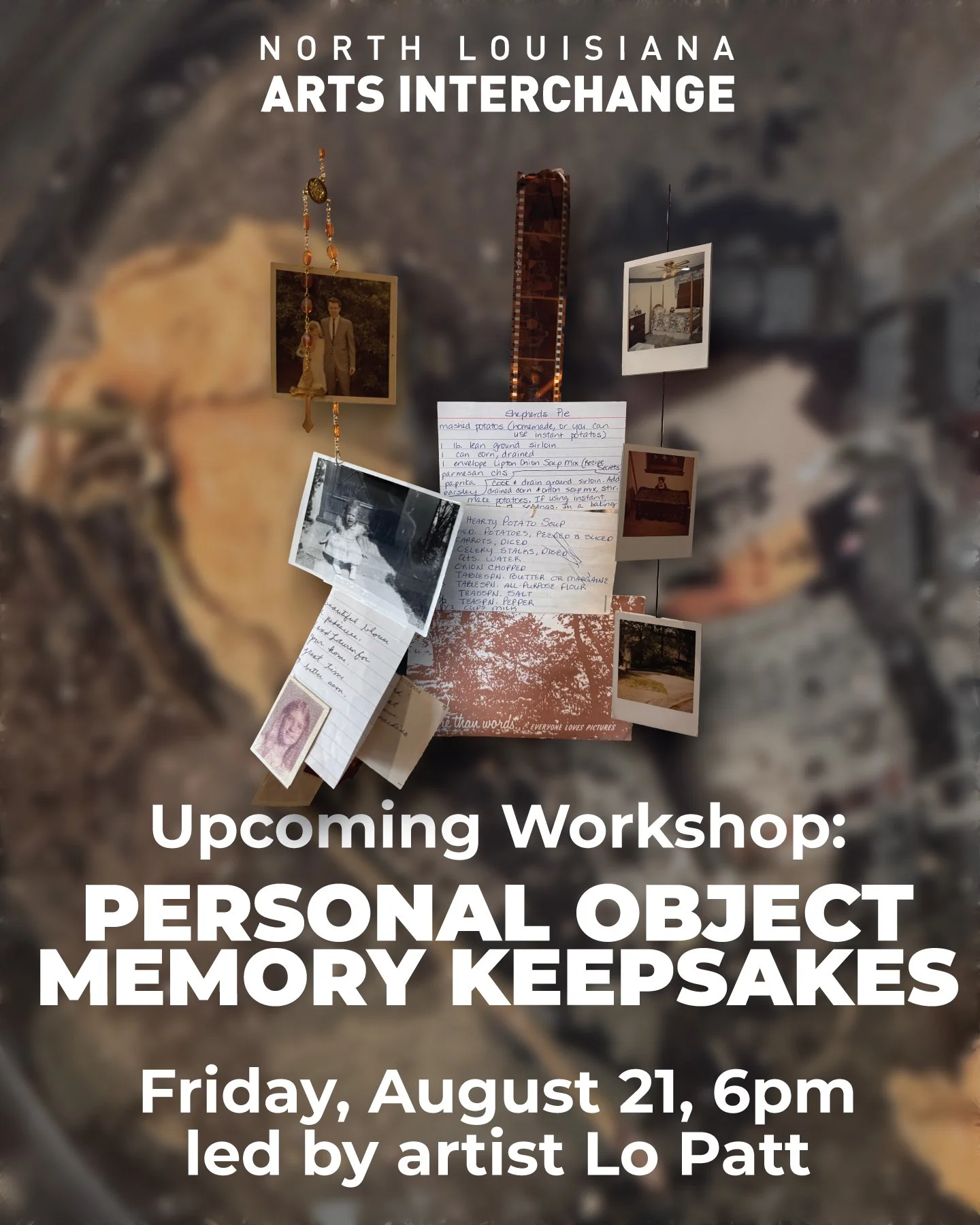 As part of this year's North Louisiana Arts Interchange program, several artists will be teaching workshops this weekend. These workshops will teach participants to create their own miniature works, inspired by the artists' work from the exhibit. All