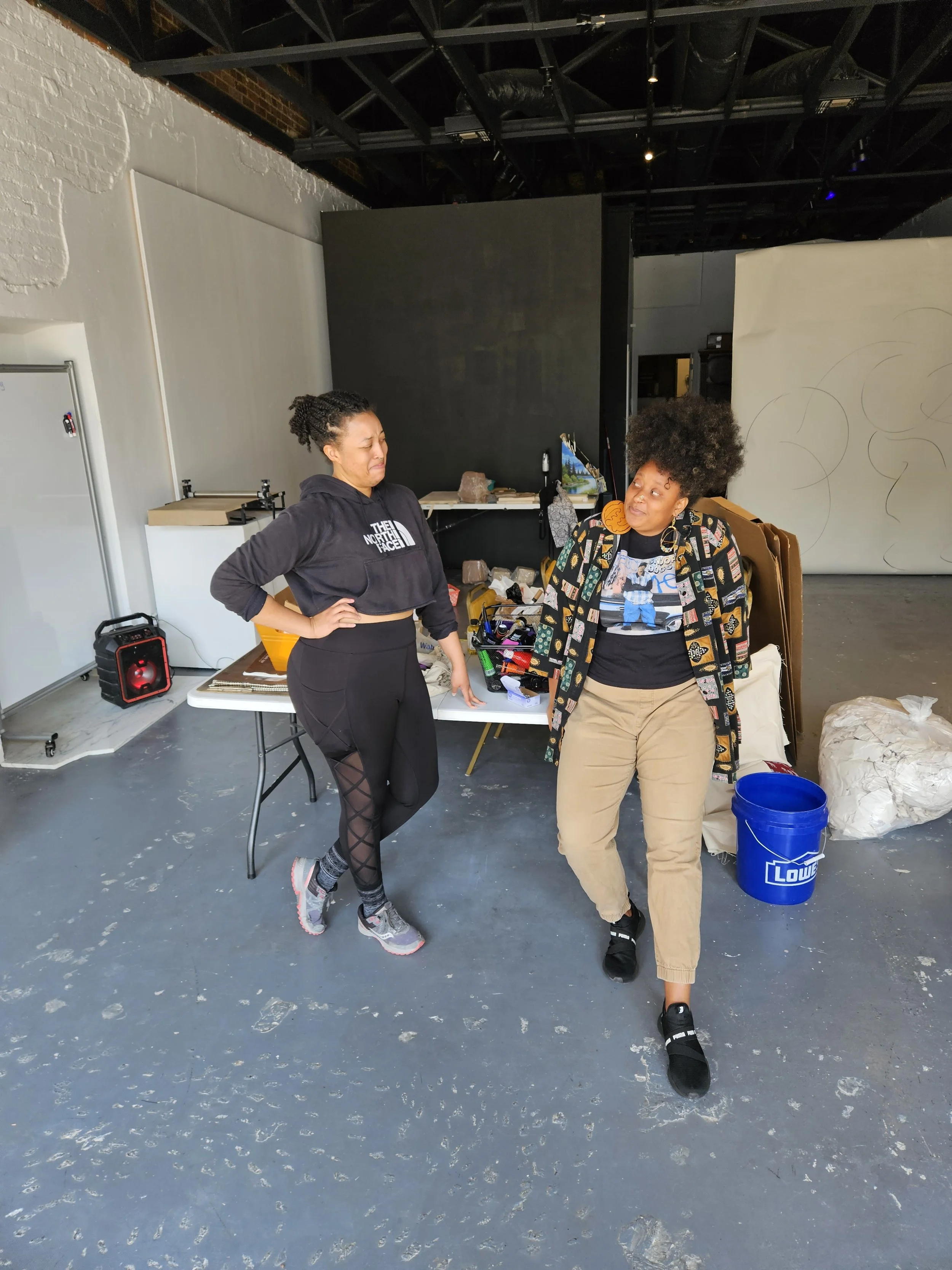 Image from the 2023 Residency with April Fitzpatrick and Robyn Gibson