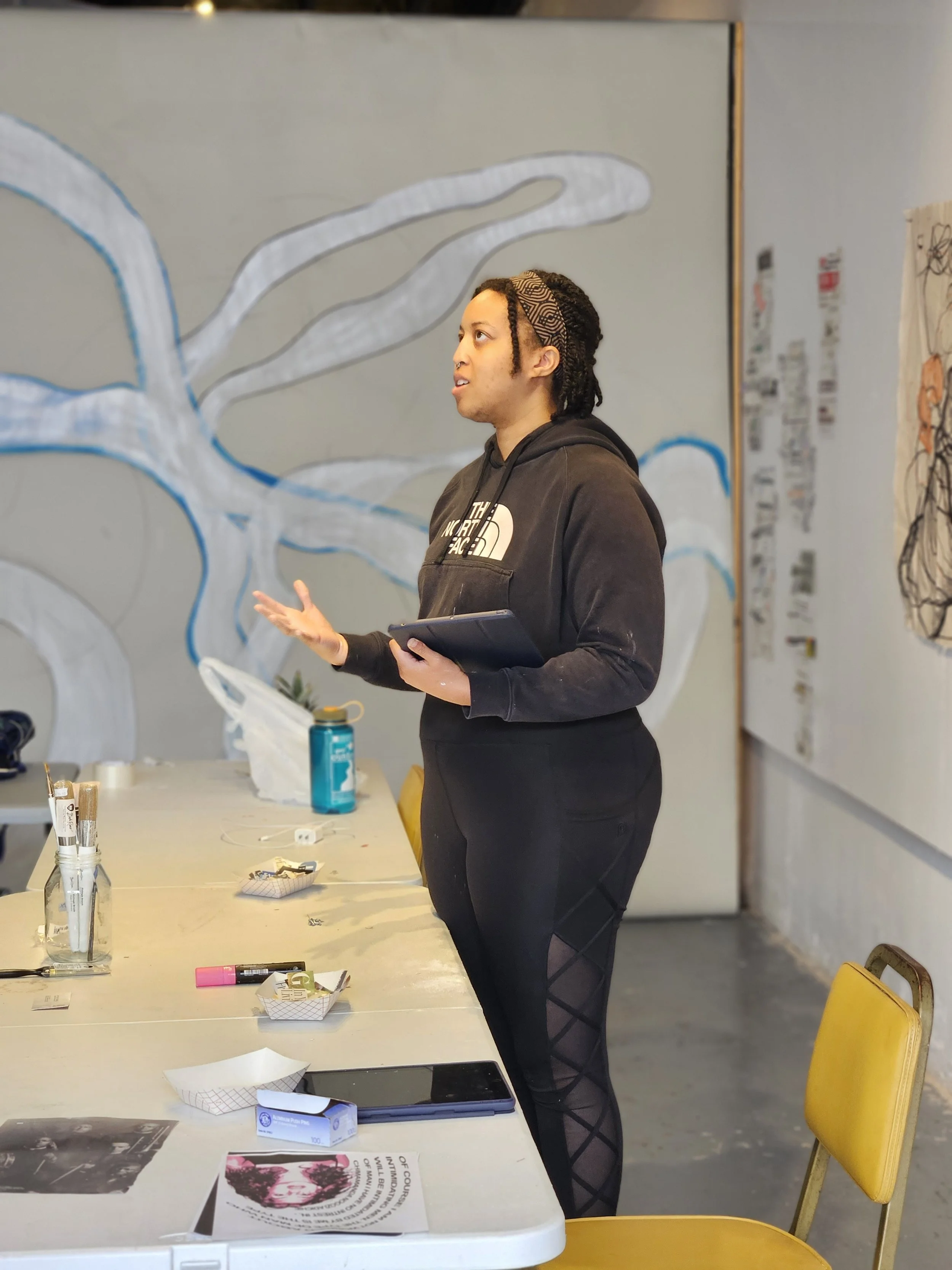 Image from the 2023 Residency with April Fitzpatrick and Robyn Gibson