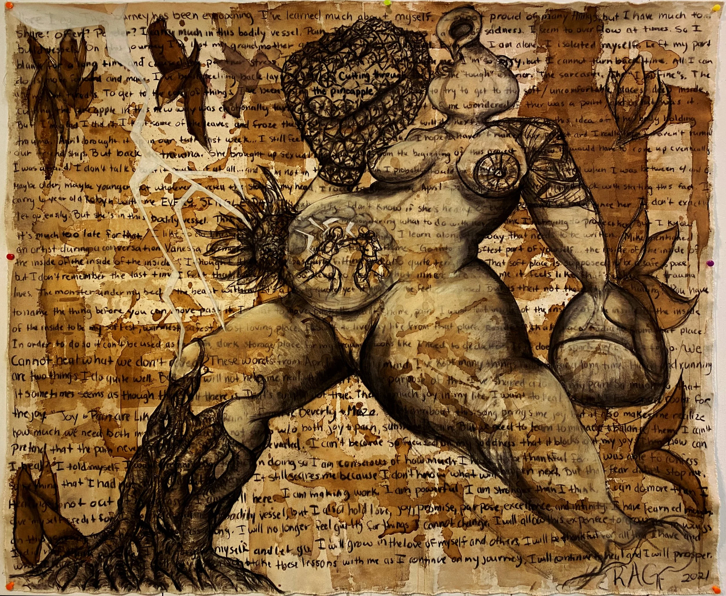Image from the 202 Residency with April Fitzpatrick and Robyn Gibson