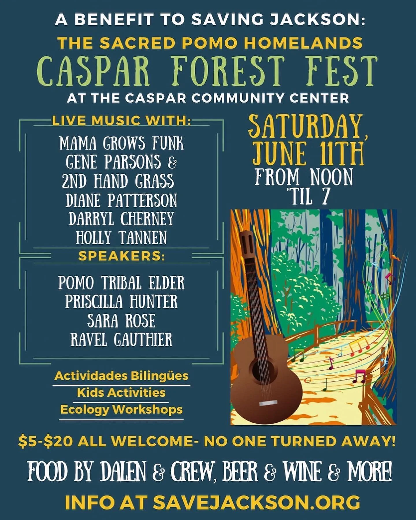Tomorrow, we will come together to celebrate what we’ve achieved in the fight to end logging in Jackson State Forest I’ve the last year and a half. Join the Coalition to Save Jackson and the Mendocino Trail Stewards for a day of song, dan