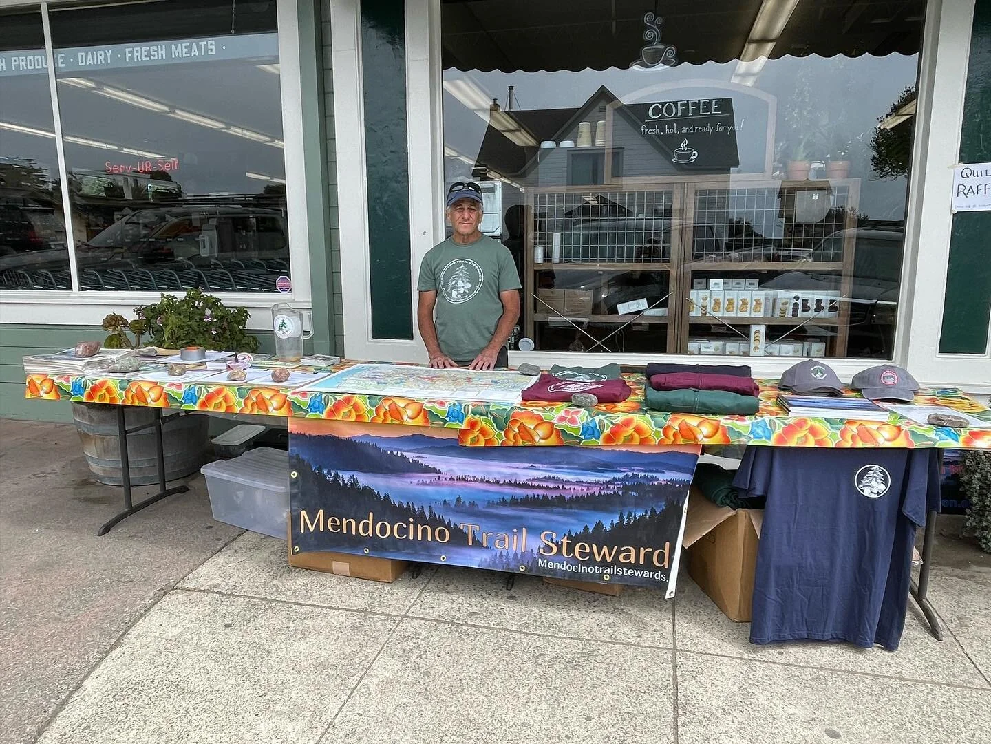 Come down and say hi at @harvest_mendosa in Mendocino to learn the latest about the campaign to Save Jackson! 
#advocacy #pomolandback #savejacksonstateforest #peoplepower #unitedwearestrong
