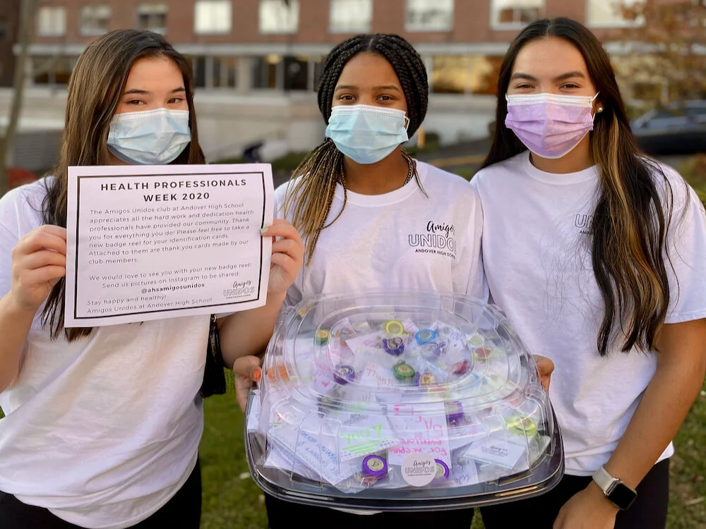 3 members of Amigos Unidos celebrating Health Professionals Week