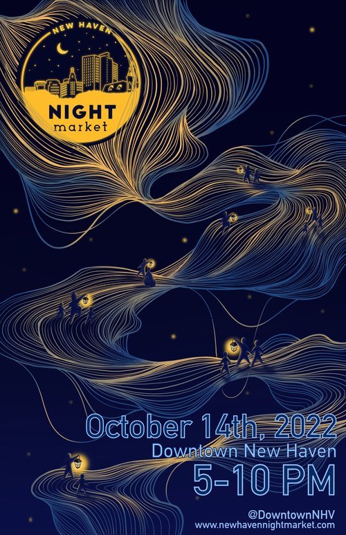 new haven night market 2022 poster
