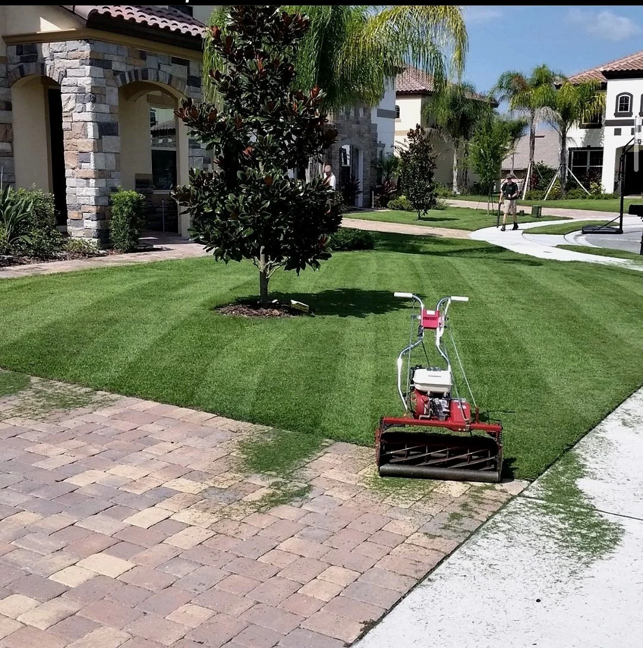Michael Geist of Yard Works walking a Winter Park 32789 estate property — owner-operated since 2005