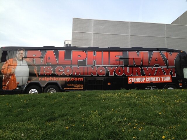 Ralphie May tour bus