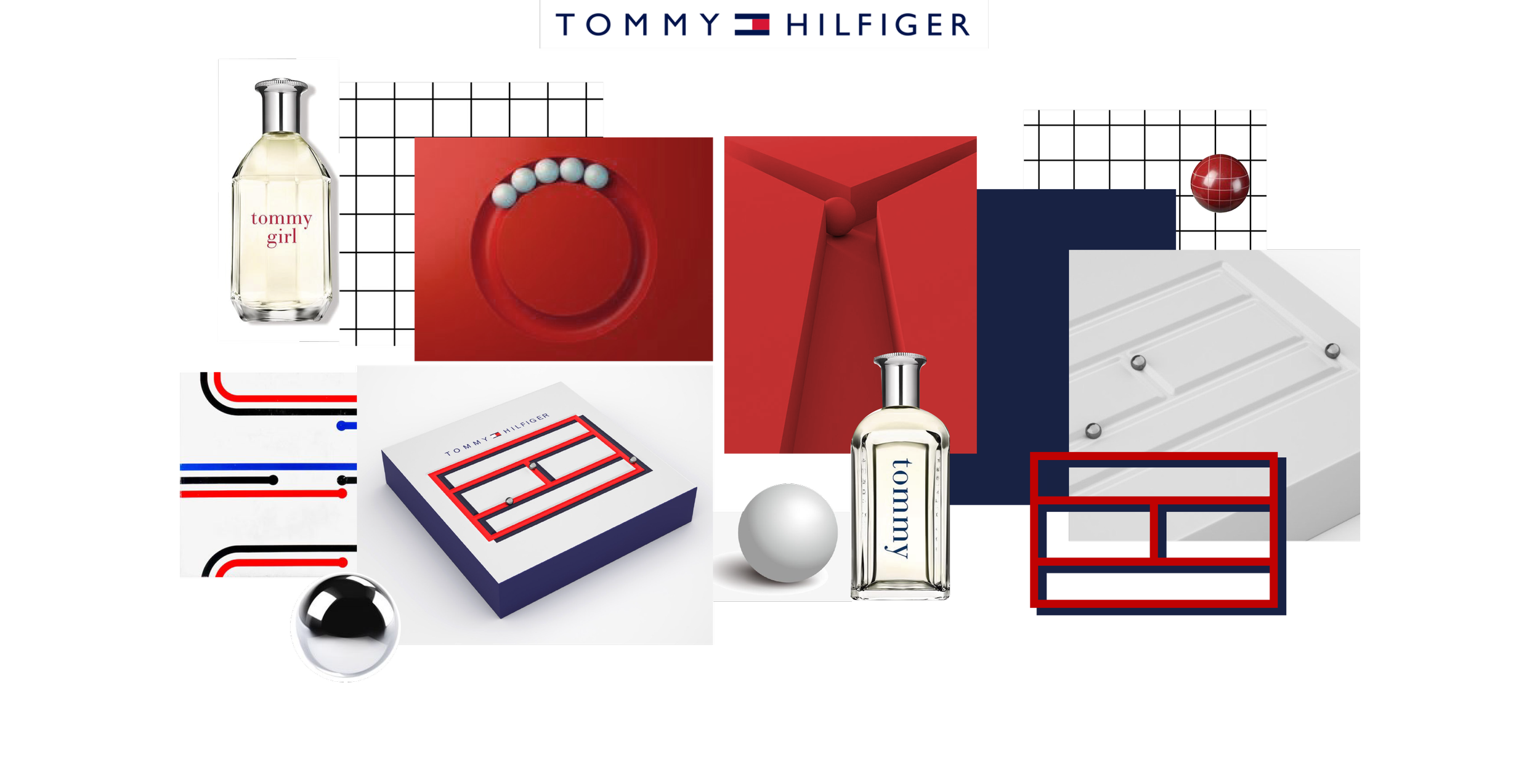 Virtual Reality Mood Board - Tommy Hilfiger Holiday Set Solutions GAME ON! 2022 Campaign