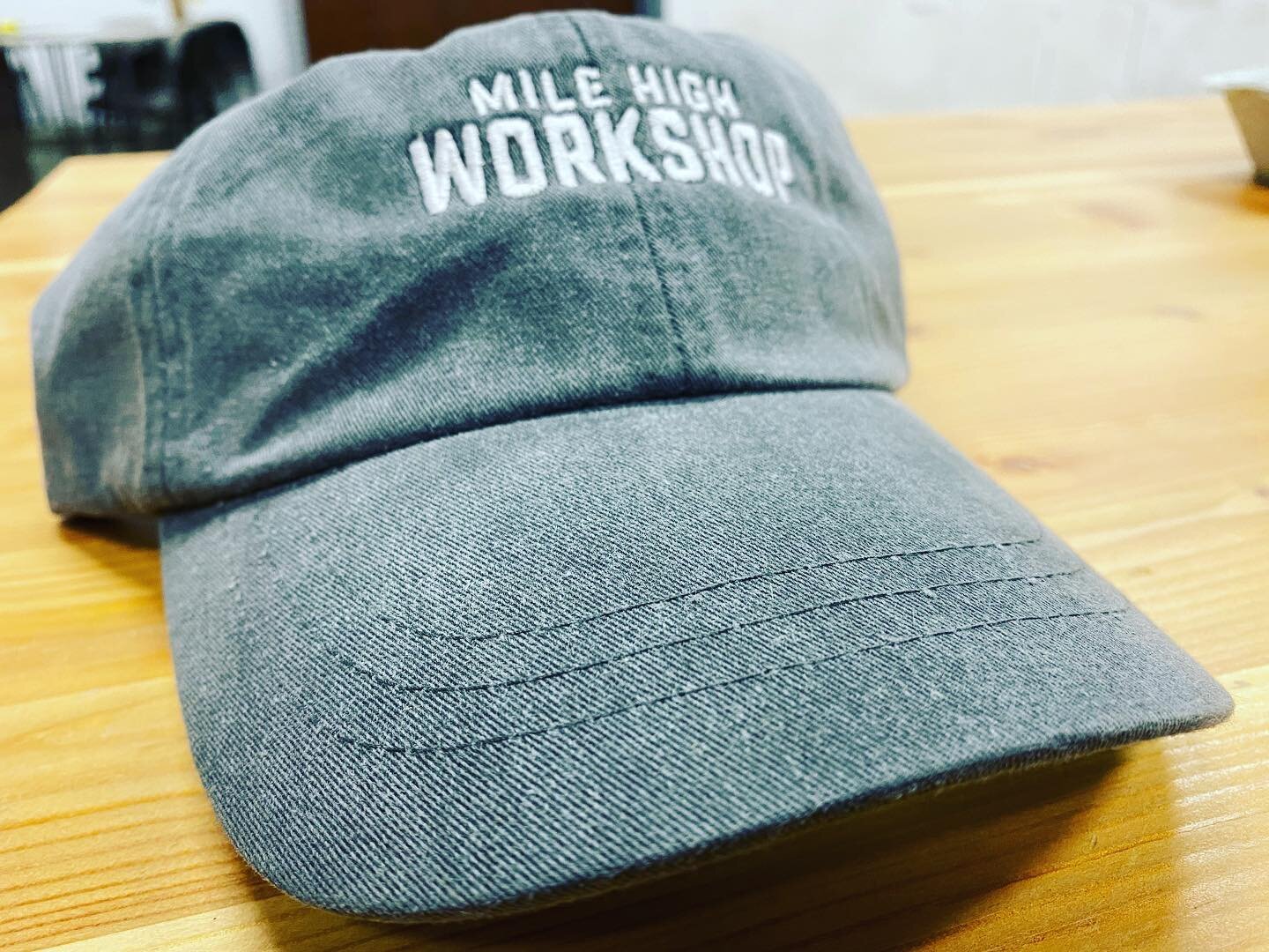 It only took us 7 years but we finally made WorkShop hats! Thanks to our friends @asmallprintshop for making it happen🎉