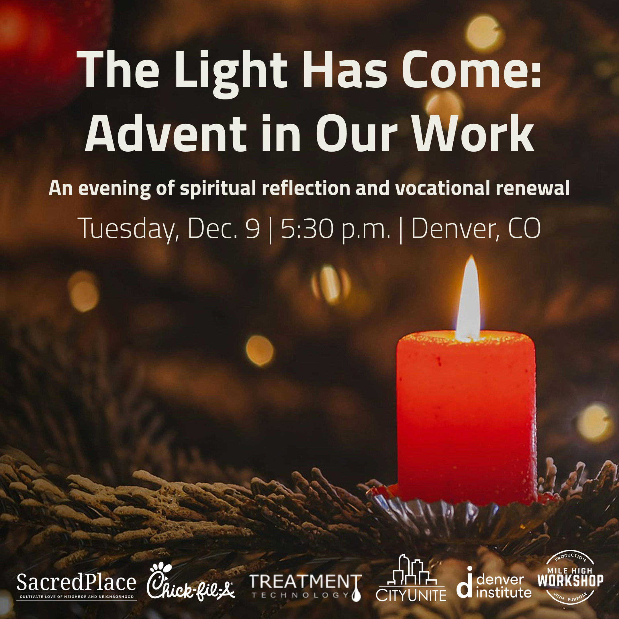 The Light Has Come: Advent in Our Work