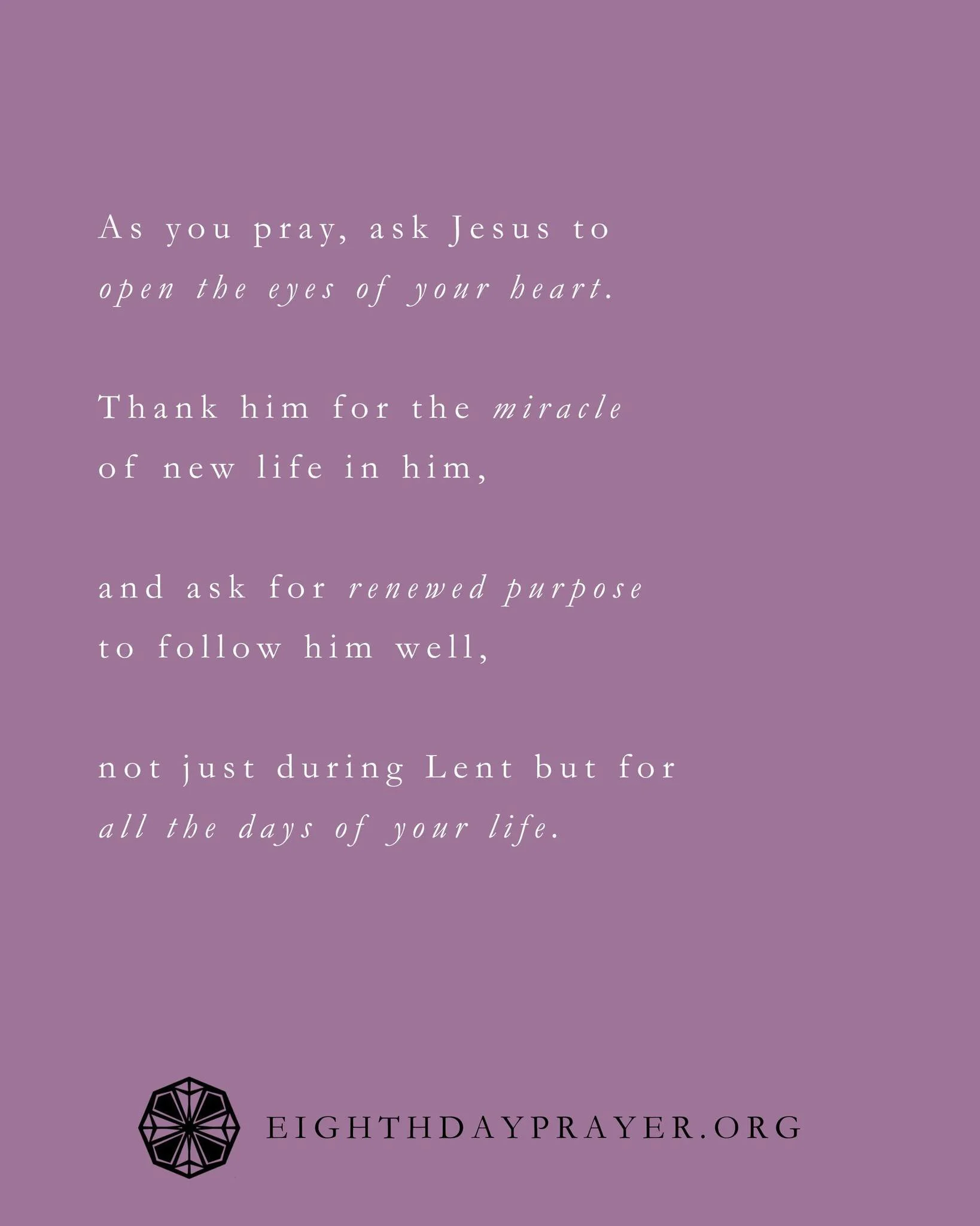 Lent Day 25

READ:
Luke 18:35&ndash;43
Jesus stopped and commanded him to be brought to him. And when he came near, he asked him, &ldquo;What do you want me to do for you?&rdquo; He said, &ldquo;Lord, let me recover my sight.&rdquo; And Jesus said to
