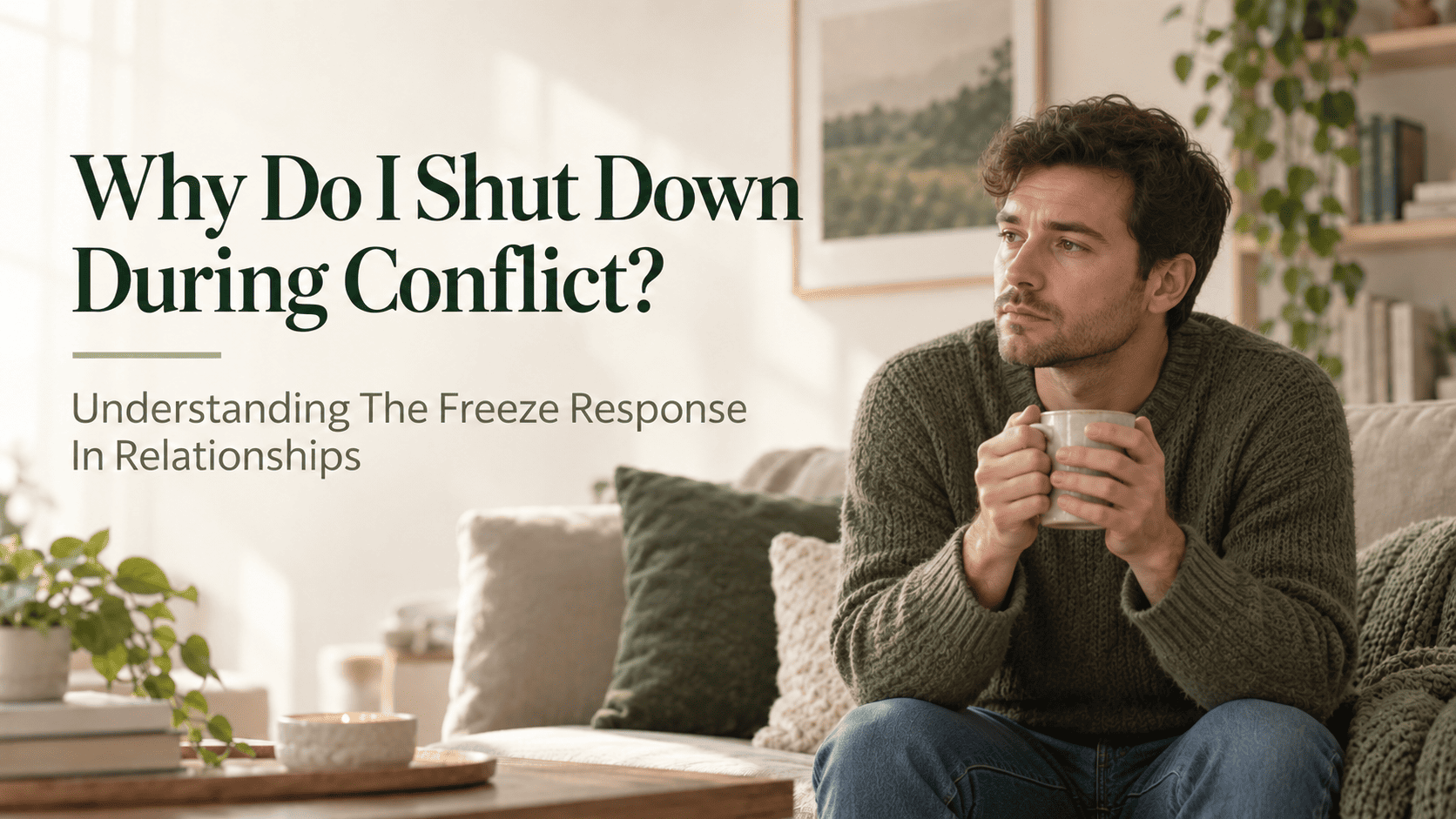 Why Do I Shut Down During Conflict? Understanding The Freeze Response In Relationships