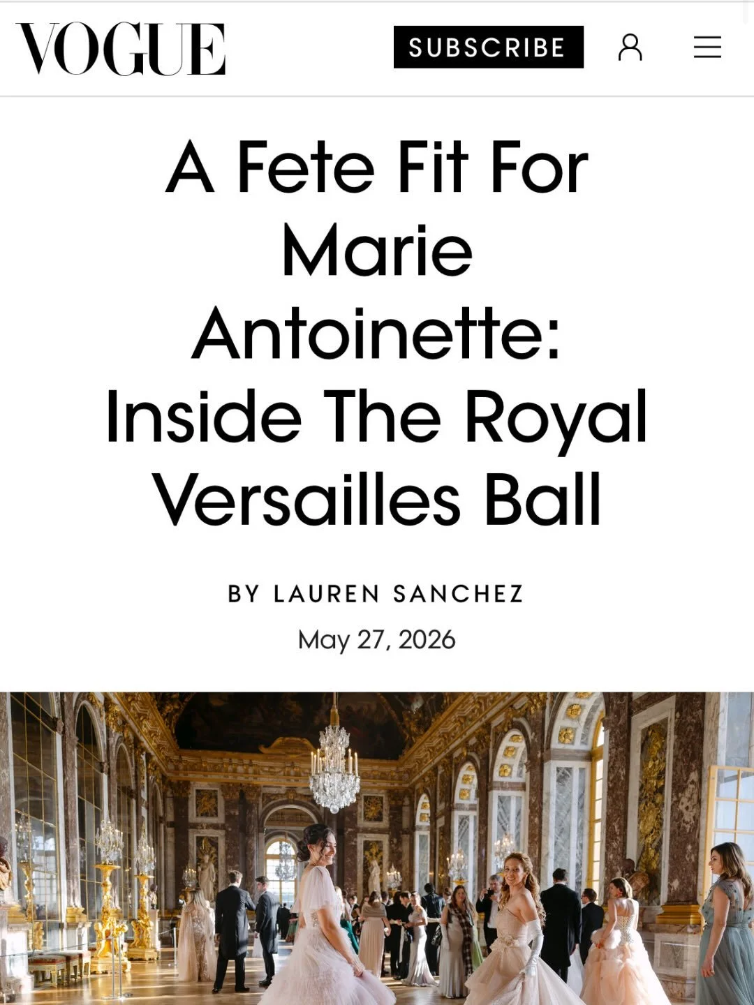 Last weekend, I had the honour of photographing the Royal Versailles Ball at the Ch&acirc;teau de Versailles, an extraordinary celebration gathering guests from around the world in one of the most iconic places on earth in support of meaningful chari