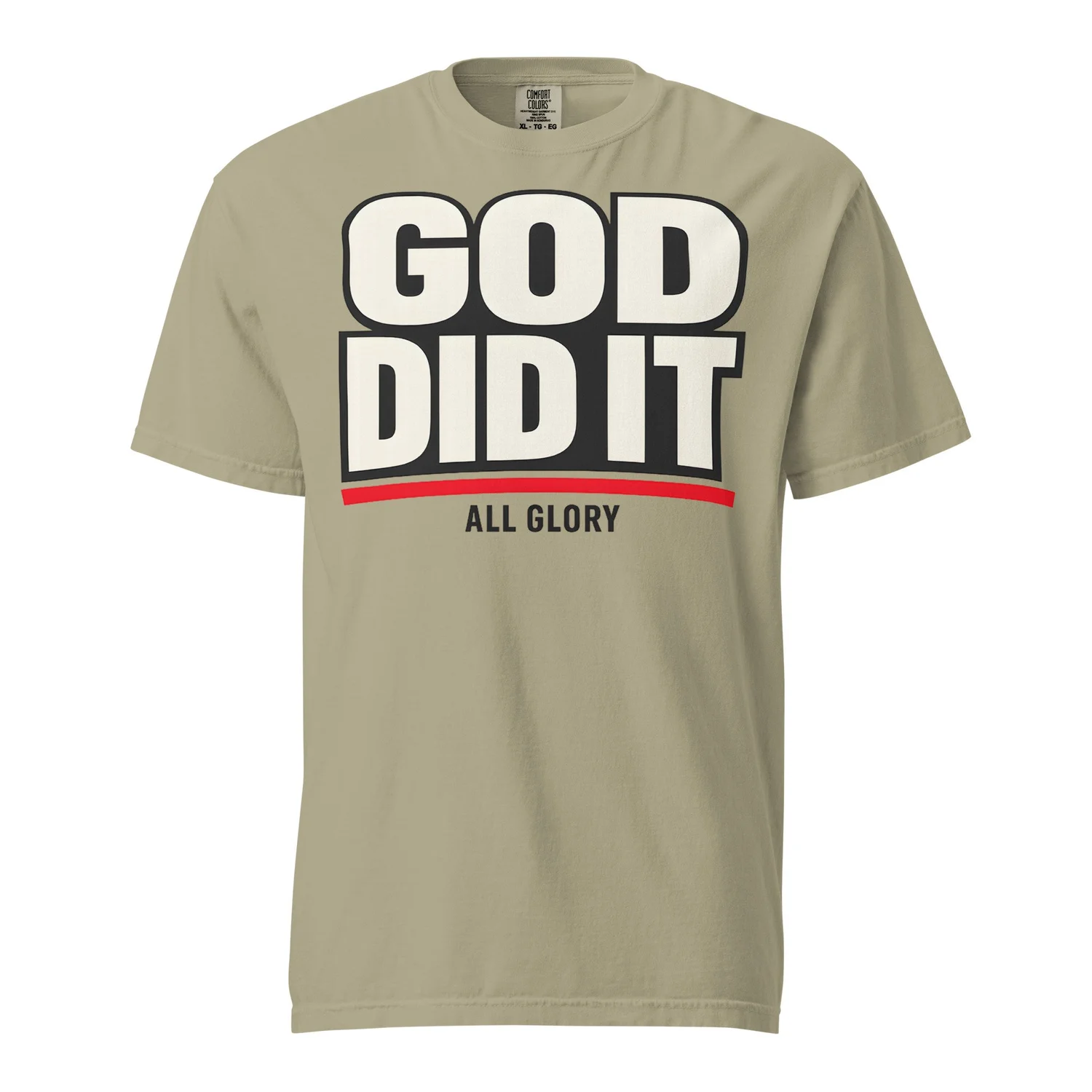 God Did It Garment-Dyed Tee