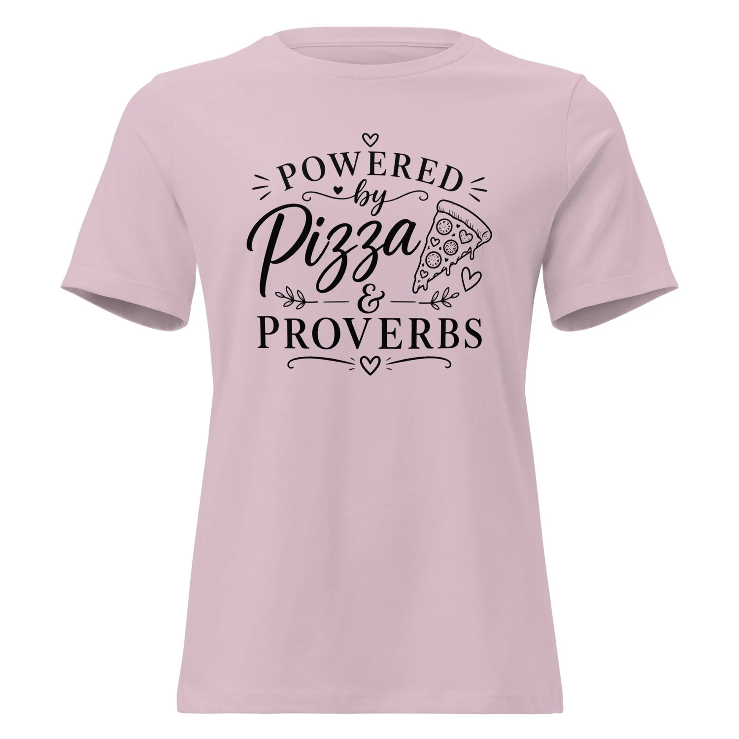 Powered by Pizza & Proverbs Tee