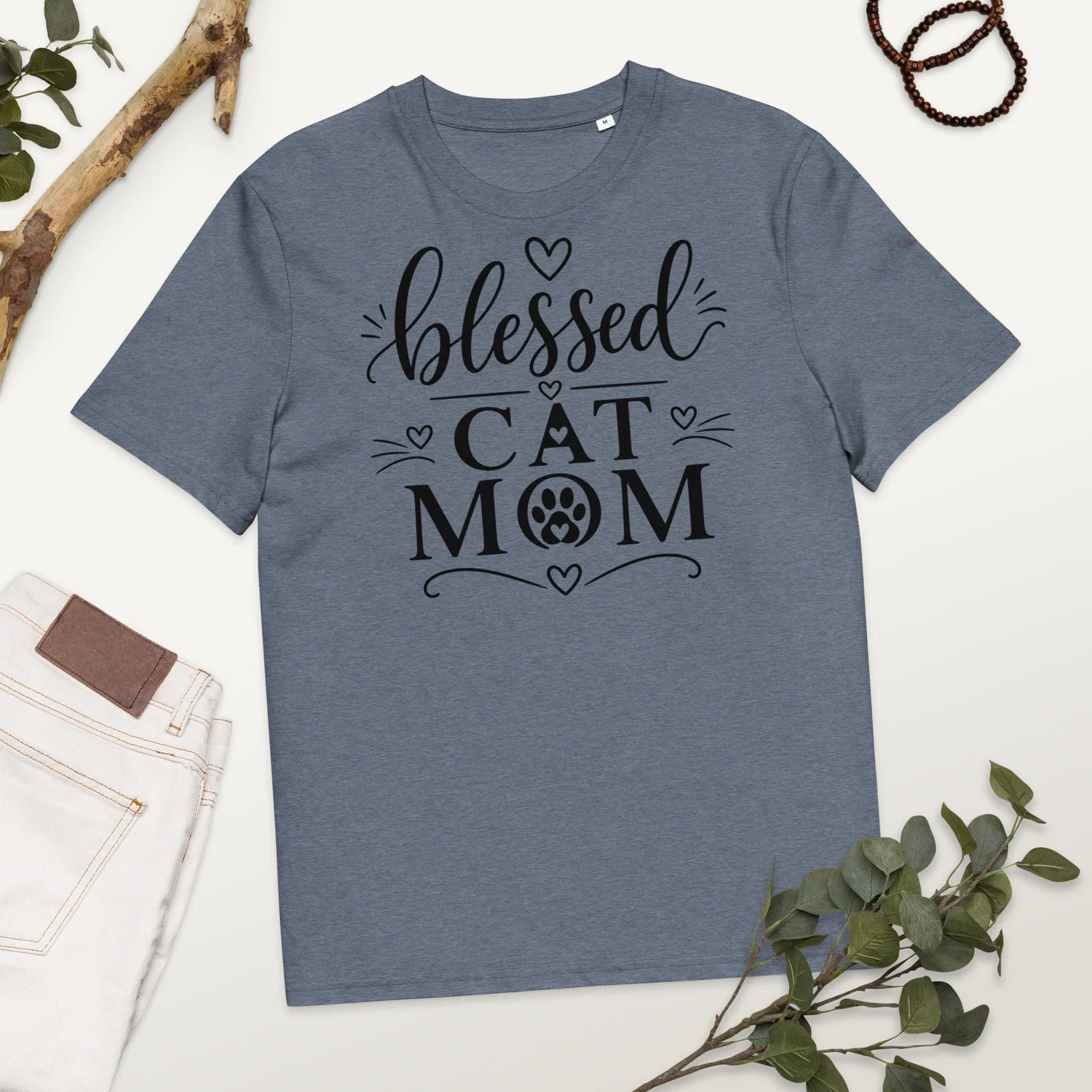 Blessed Cat Mom Tee — Unisex