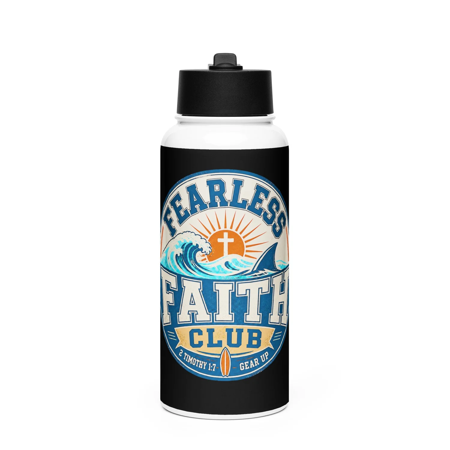 Fearless Faith Club Water Bottle