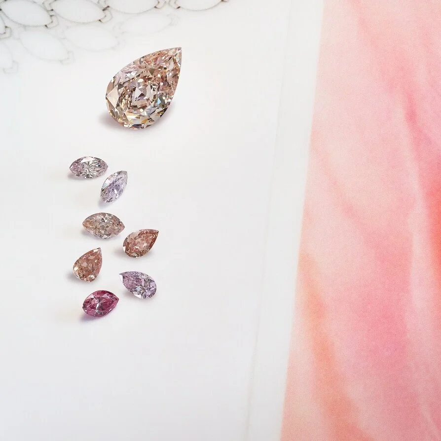 Rare Finds sources Fancy colour blush diamonds.
