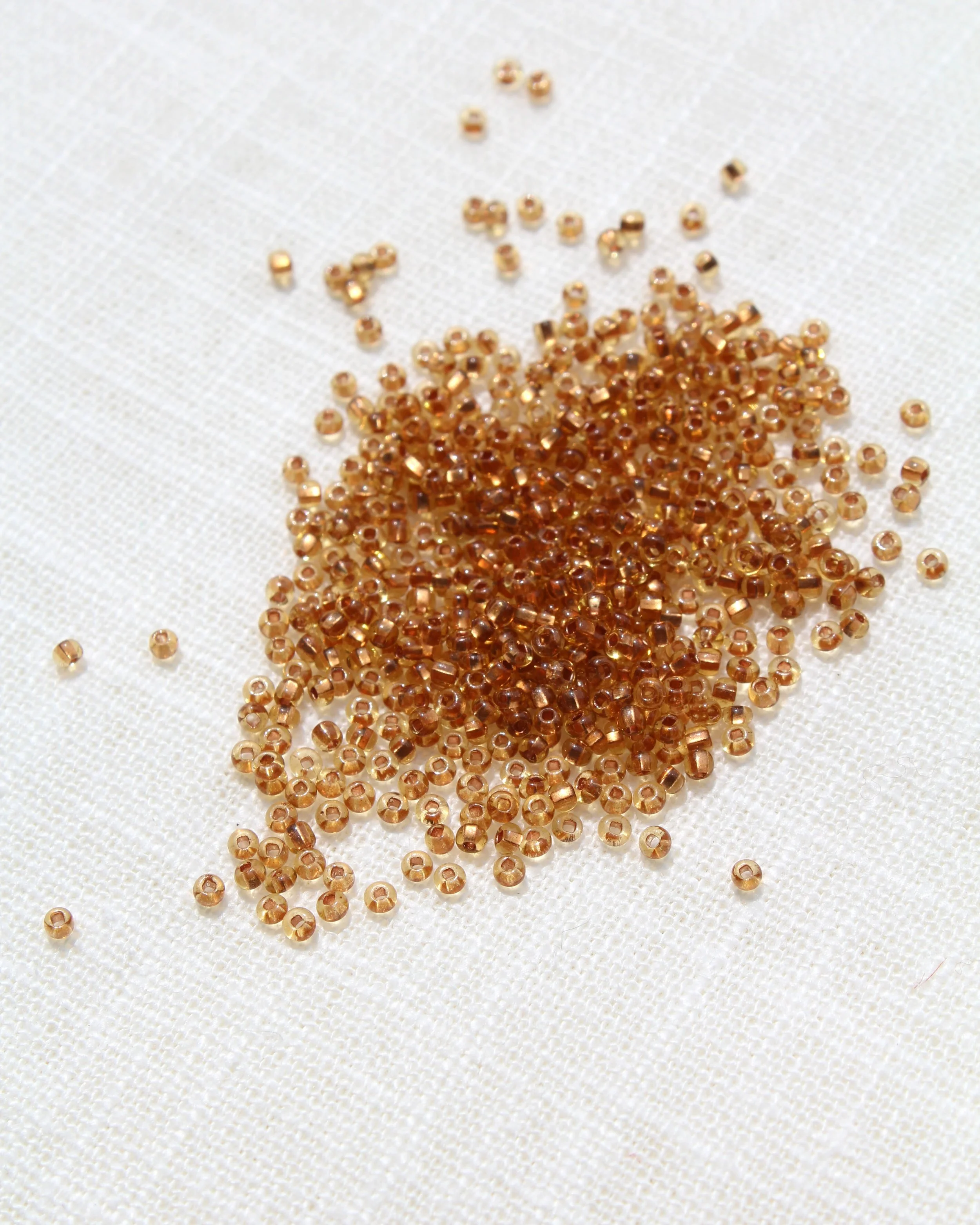 Topaz Lined Size 11 Beads