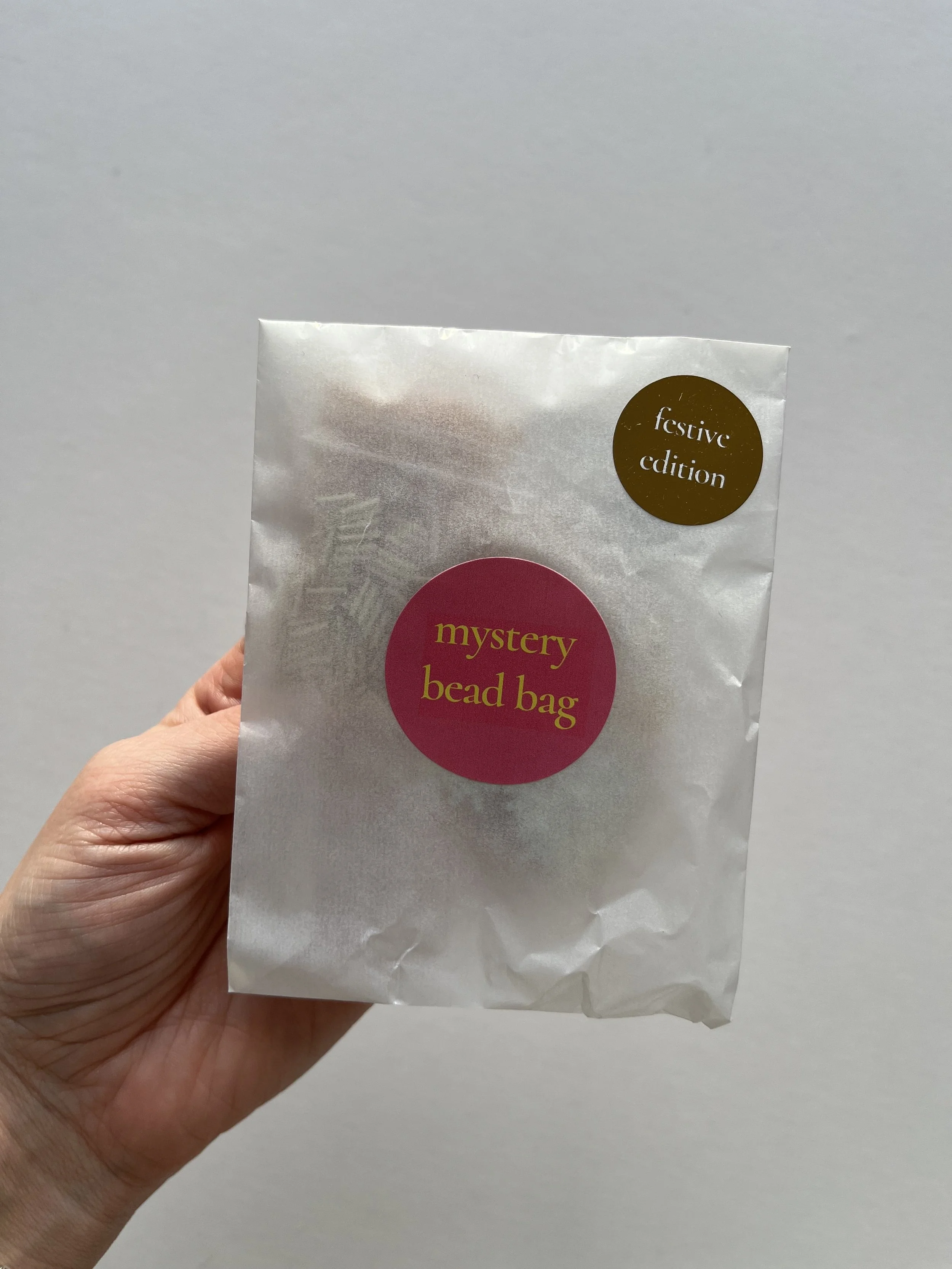 Festive Mystery Bead Bags