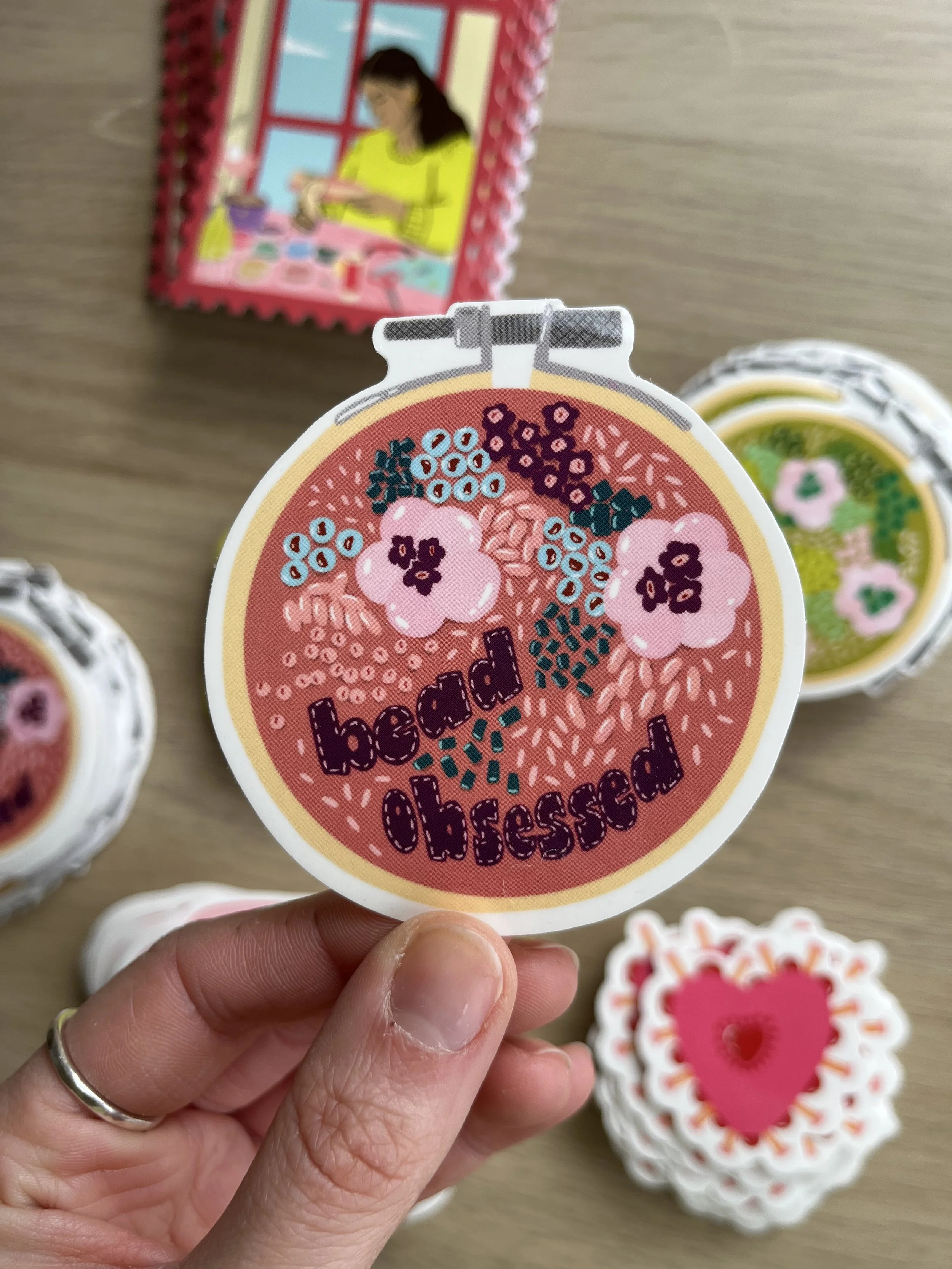 Bead Obsessed Sticker