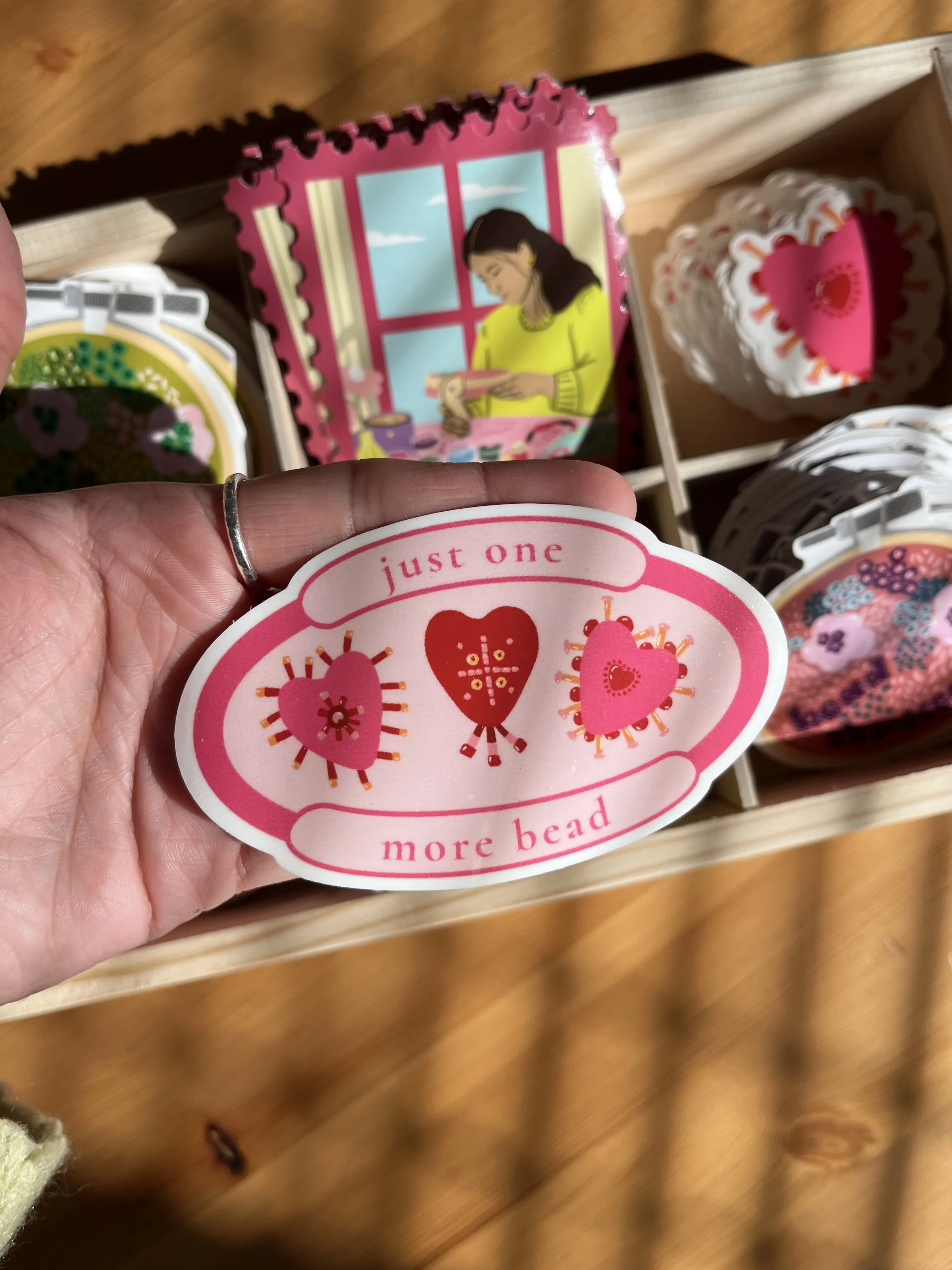 Just One More Bead Sticker