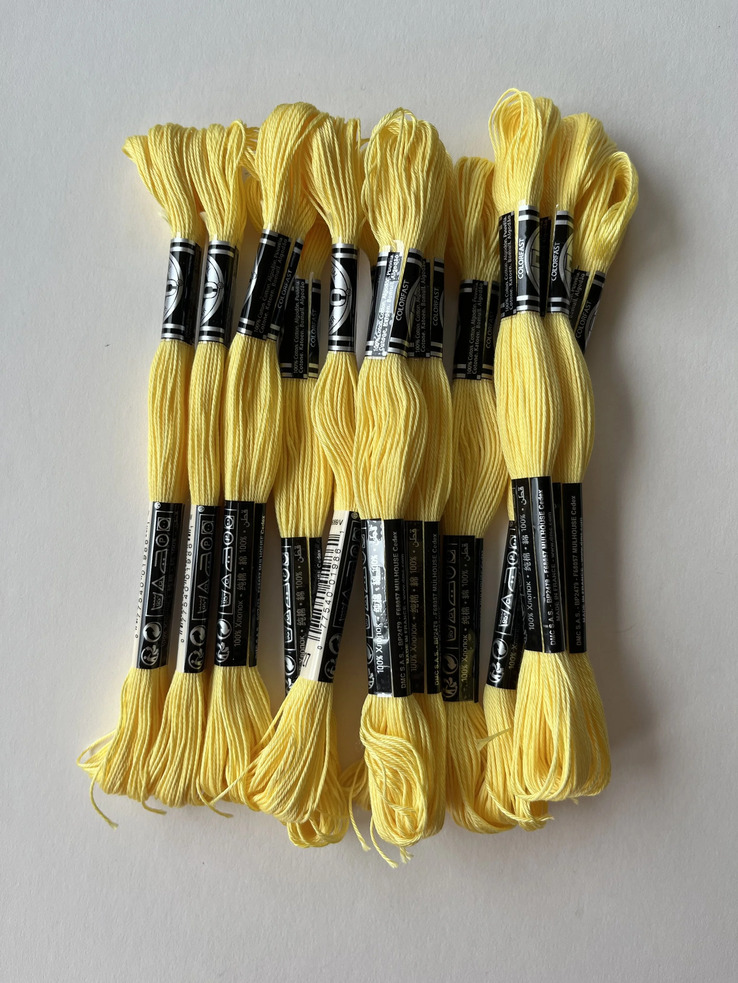 Pale Yellow Embroidery Thread