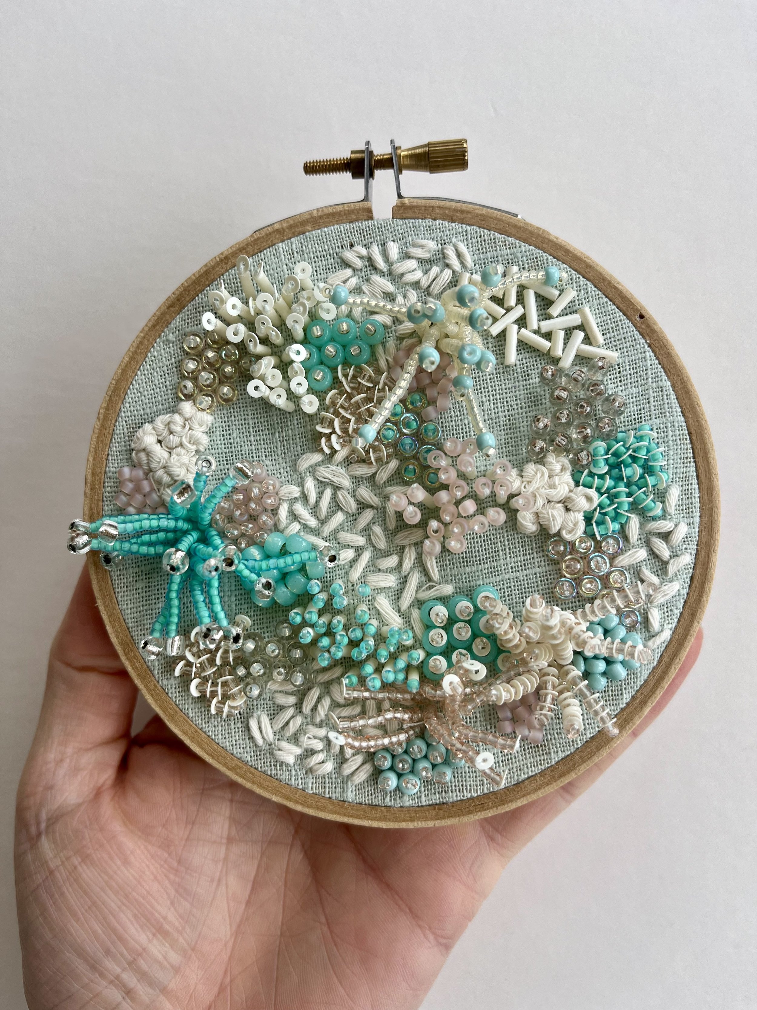 January Bead Box Sample 4-Inch Hoop