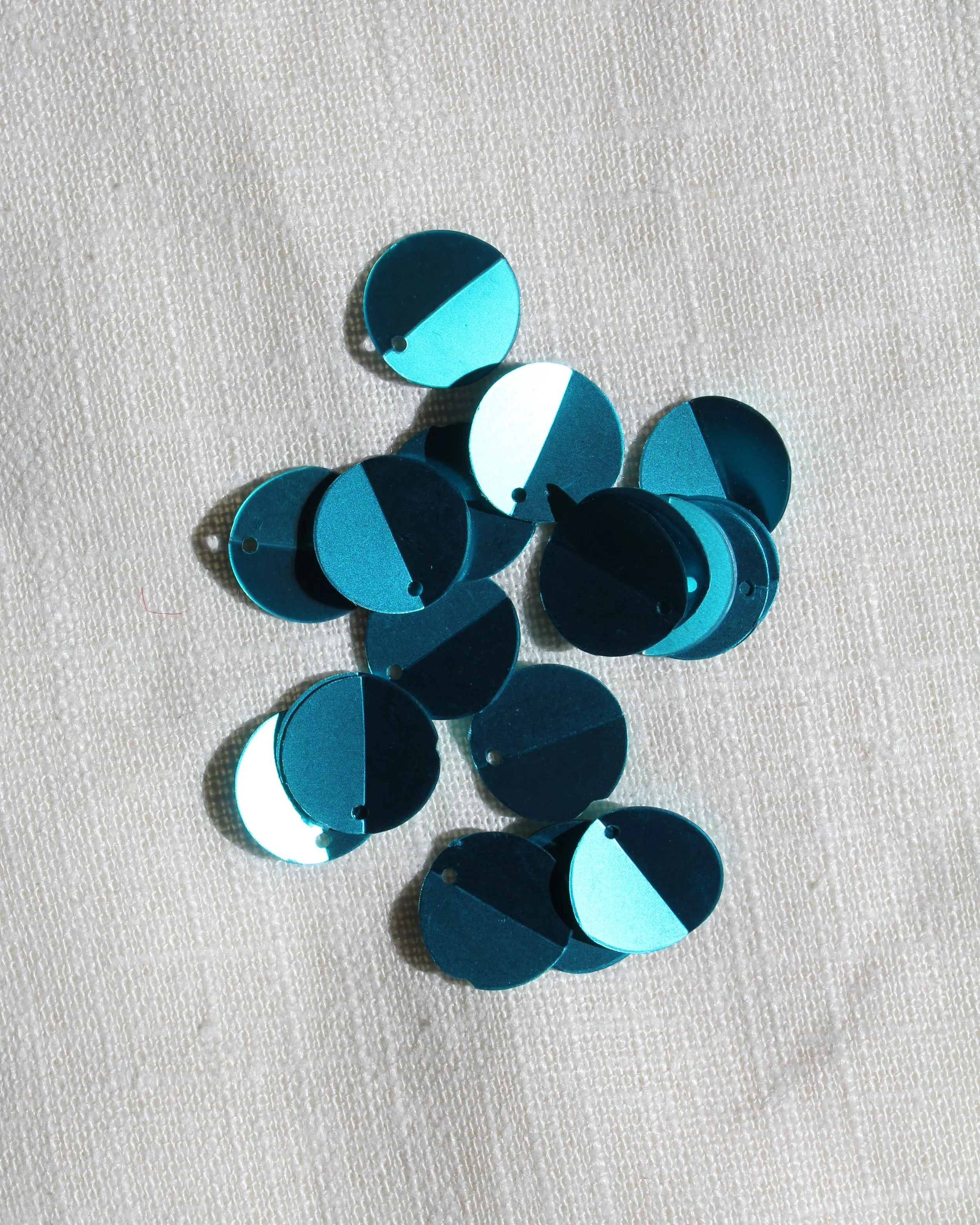 12mm Turquoise Folded Sequins