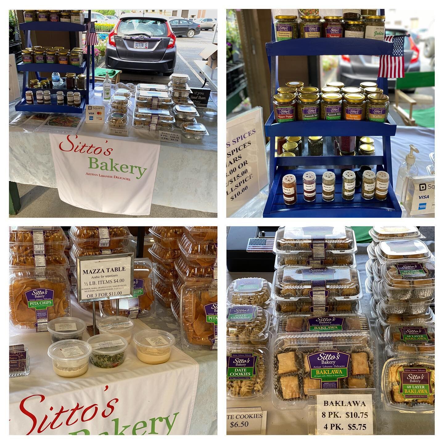 Wednesday Westgate Farmers Market!  Chuck is set up in our old familiar spot.  Blueberry Banana bread is back!  Stock up on spices, .  Got hummus? We do just for you!3pm - 7pm.  @toledofarmersmarket
