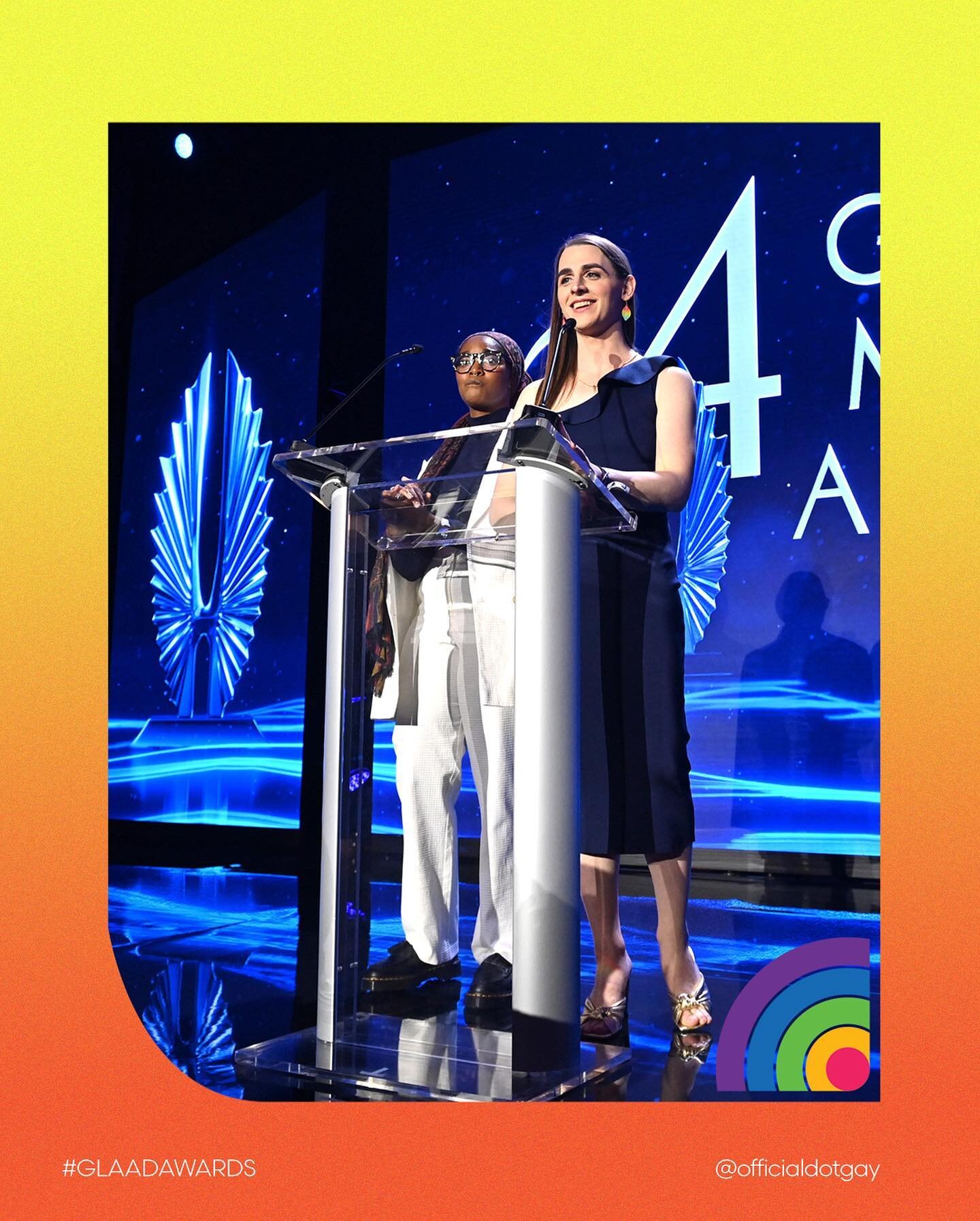 We're thrilled to have joined forces with .gay beneficiary @GLAAD at this year's Media Awards in New York! 

On May 13th, GLAAD shone a light on the growing threat of anti-LGBTQ violence and rhetoric by featuring Montana transgender State Representat