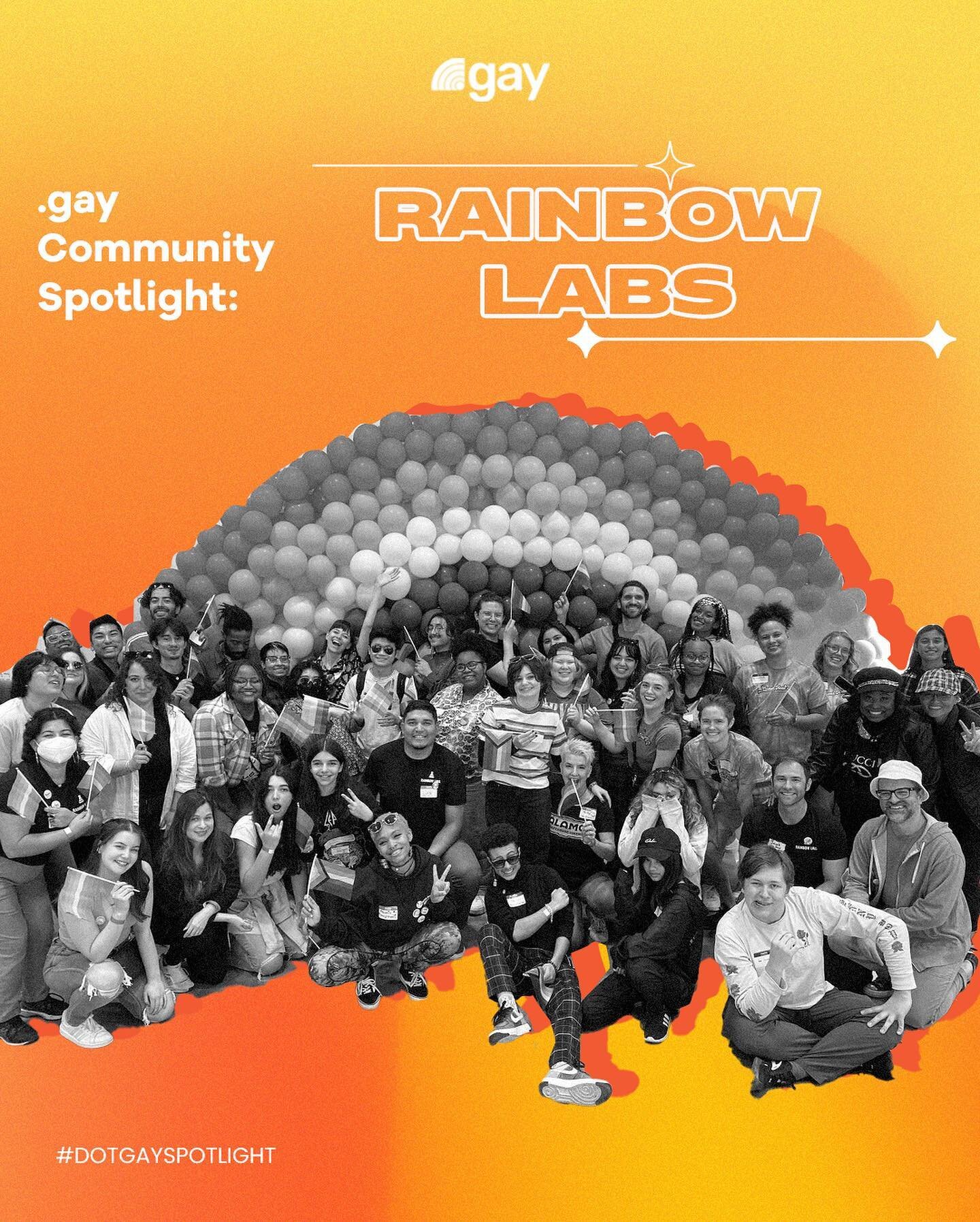 In this week's .gay Community Spotlight, we chat with @Rainbow_Labs, an organization that provides support and innovative programs for underserved LGBTQ+ youth. 

Their vision is to create a world where all queer and gender-nonconforming youth see th