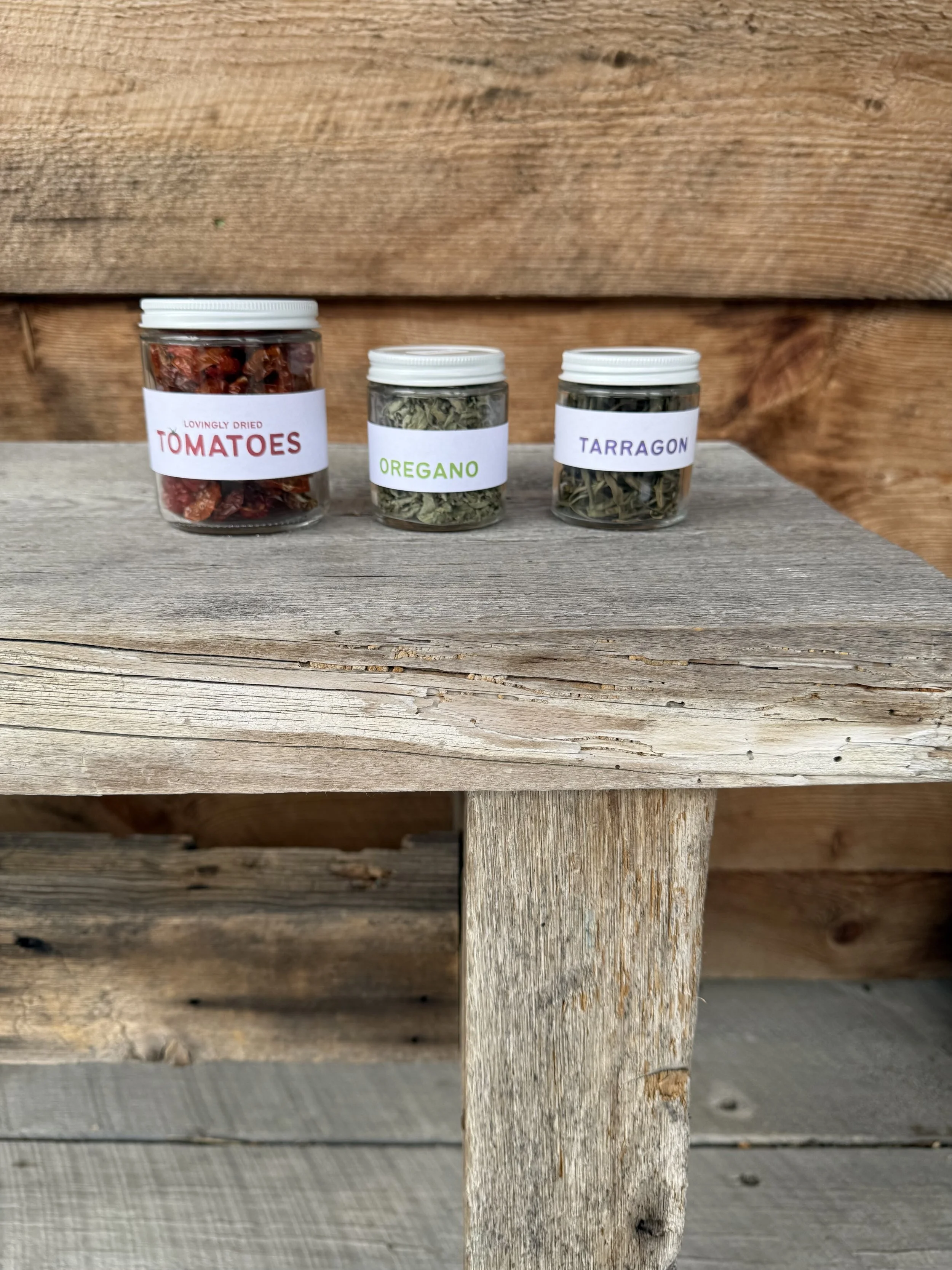 tomatoes- oregano - tarragon