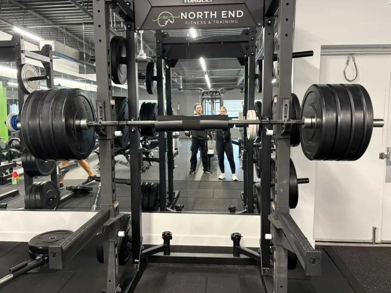 Squat Goals with new PB unlocked. 

355# for member @cole_cannon__ 🔥🔥

Love seeing Trainer Ash and our PPHS Co-op Student Massimo proud in the background. 😋

#SquatDay #LegDay #SquatGoals #GymMotivation