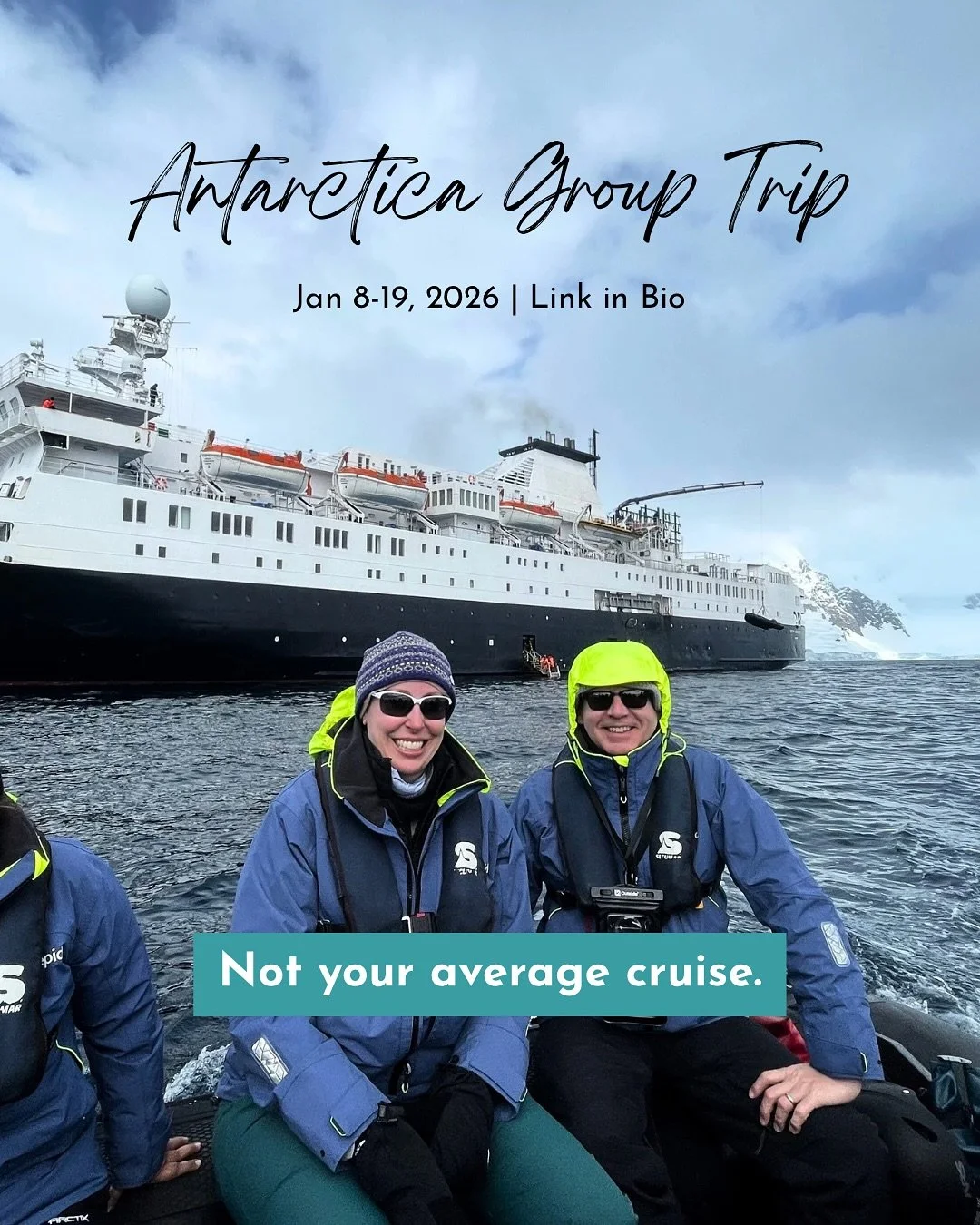 Not your average cruise. 🚢

We&rsquo;re sailing to Antarctica in style aboard the MS Fridtjof Nansen, one of HX Hurtigruten&rsquo;s newest expedition ships, and it&rsquo;s unlike anything you&rsquo;ve experienced before. 

Hot tubs overlooking icebe