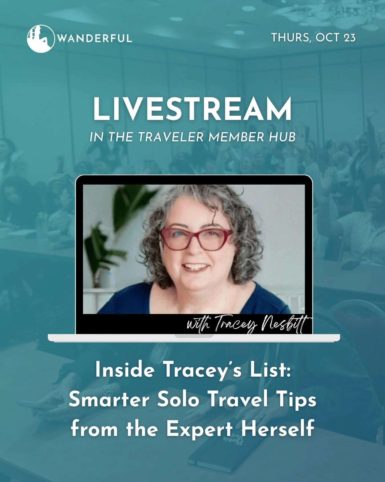 Ready to travel smarter, solo? ✈️

Join us for a fireside chat with Tracey Nesbitt, editor of Solo Traveler and creator of Tracey&rsquo;s List, the ultimate cheat sheet for solo-friendly tours and cruises.

With over 30 years of solo travel experienc