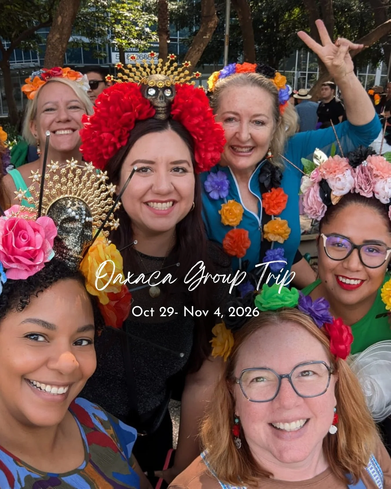 Have you put your deposit down for our 2026 Oaxaca trip yet? ✈️

If not, consider this your invitation to join us on Wanderful&rsquo;s next group adventure: Oaxaca, Mexico - Oct 29-Nov 4, 2026.

From D&iacute;a de los Muertos traditions and ancient r