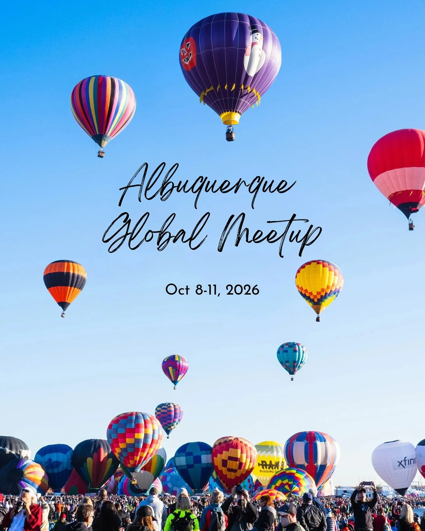 Albuquerque, we&rsquo;re coming for you! 🎈

You&rsquo;re officially invited to Wanderful&rsquo;s 2026 Albuquerque Global Meetup October 8&ndash;11, 2026, during the iconic Balloon Fiesta.

Together we&rsquo;ll explore local flavors and soak up festi