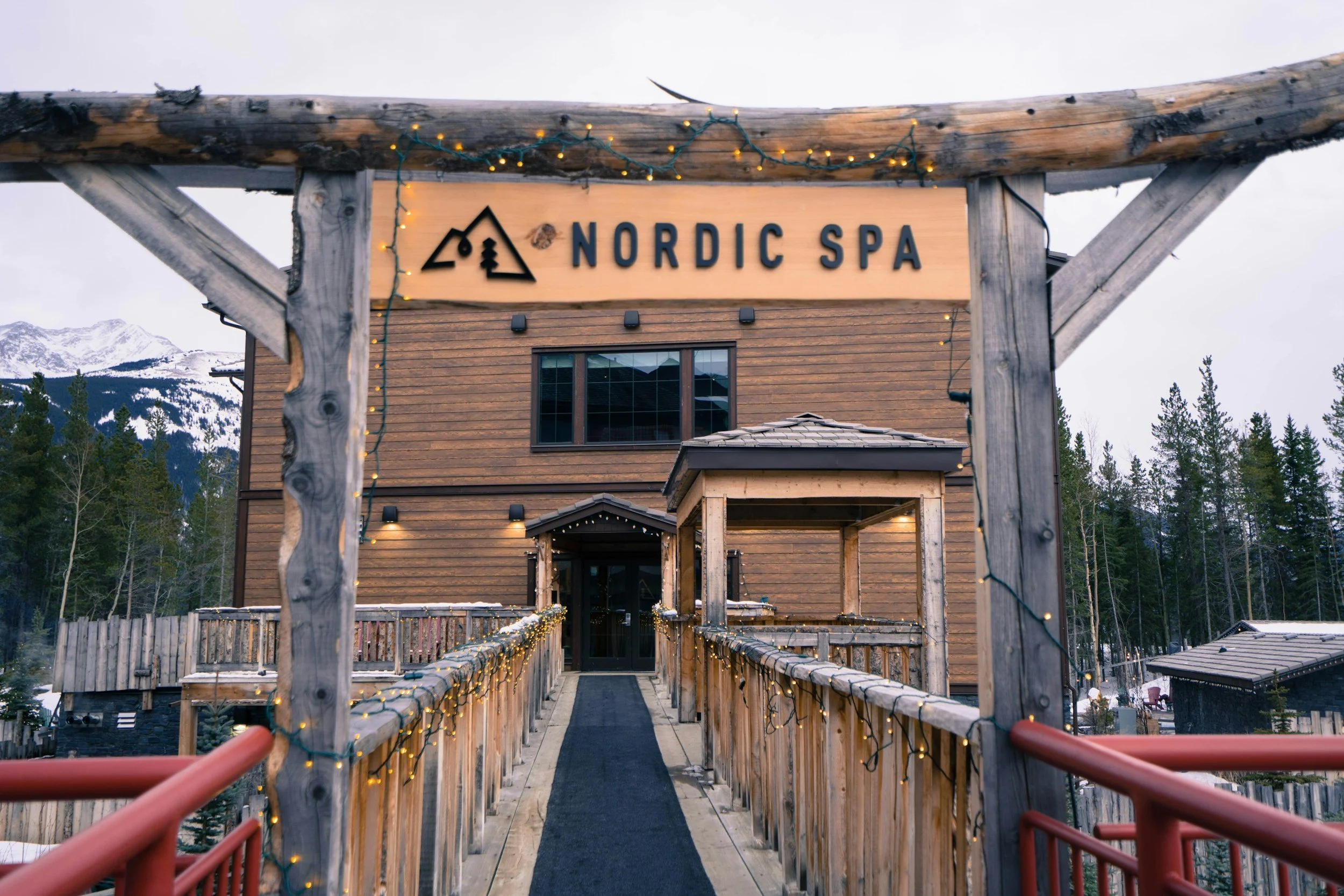 A Nordic Spa Sign