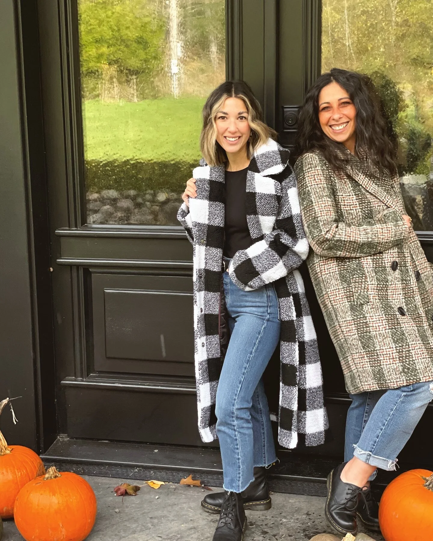Just a couple of girls getting really excited about coats&mdash; I mean, how could we not?!? 😄🍂
It feels so good to be back trying on new goodies to share with you guys! We miss you!! &hearts;️ Shop these adorable, cozy new coats on our website at 