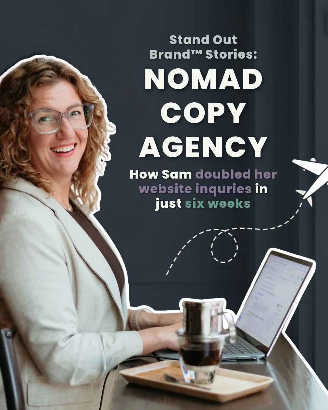 What happens after a Stand Out Brand&trade; Strategy Session is never one-size-fits-all.

For @nomad.copy , it looked like refining and elevating what already existed instead of starting over from scratch.

A strategic website refresh.
Clearer messag