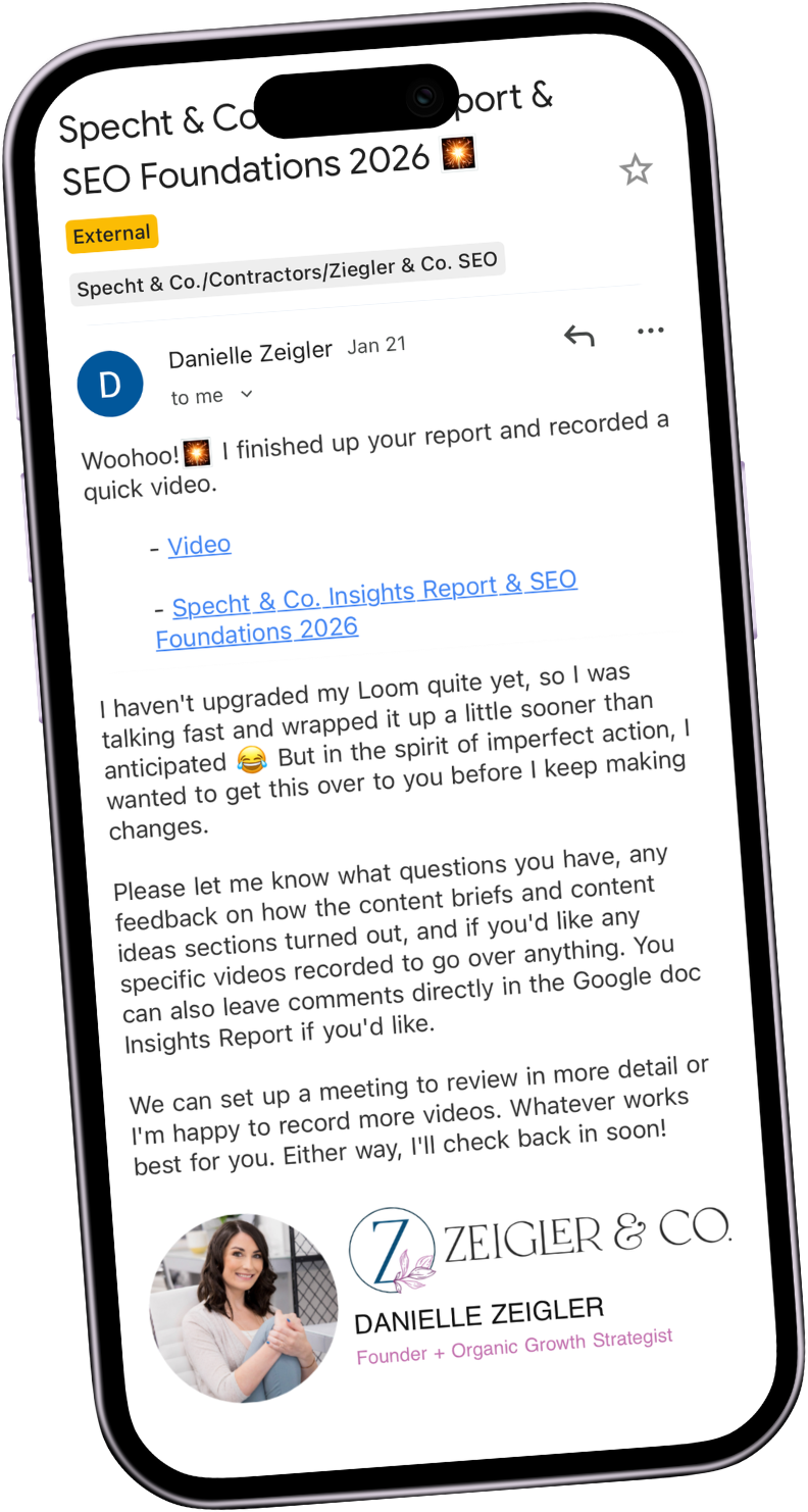 Branded email signature design for SEO & Digital Marketing Agency